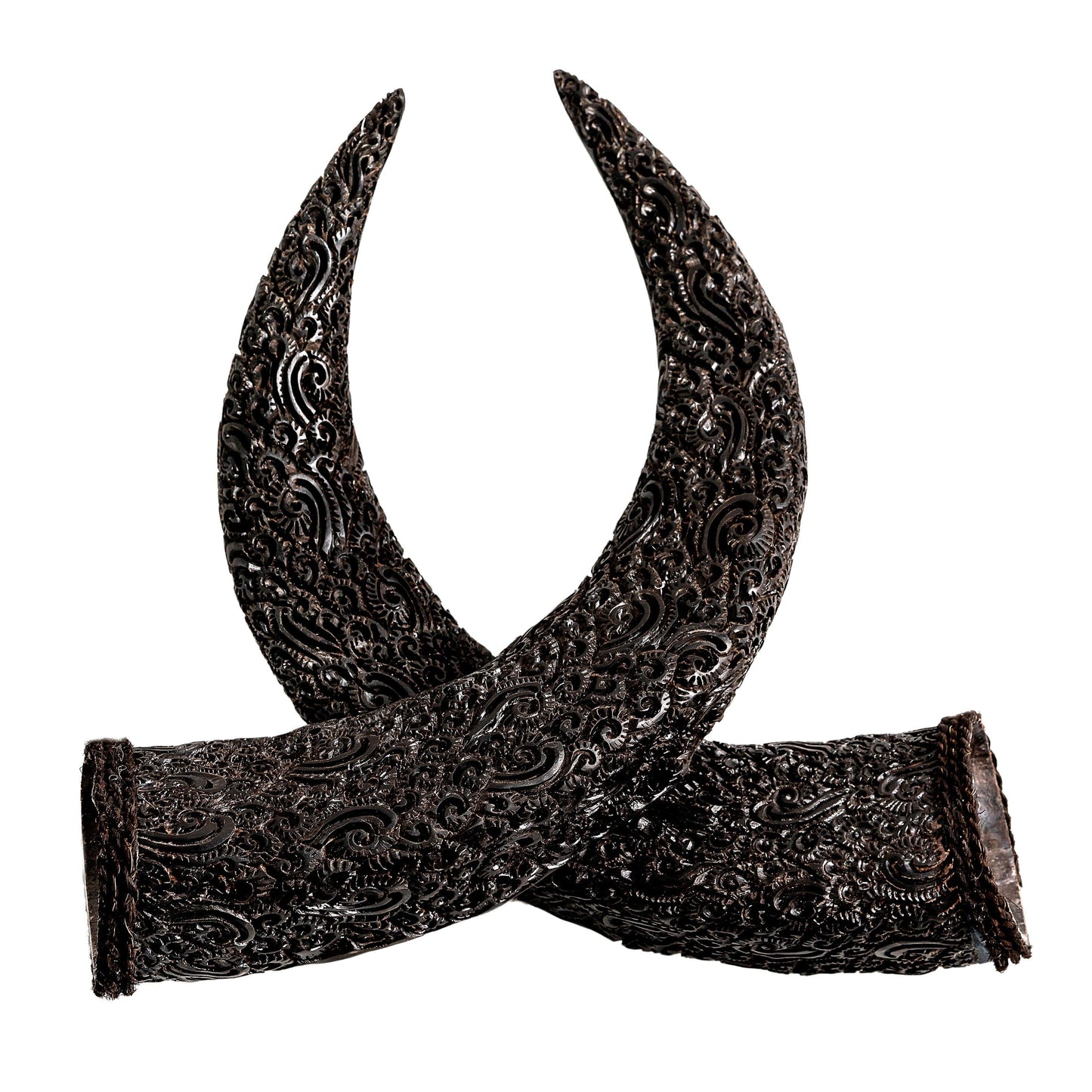 Buffalo Skull - Mocha Mirror // Mosaic Finish
