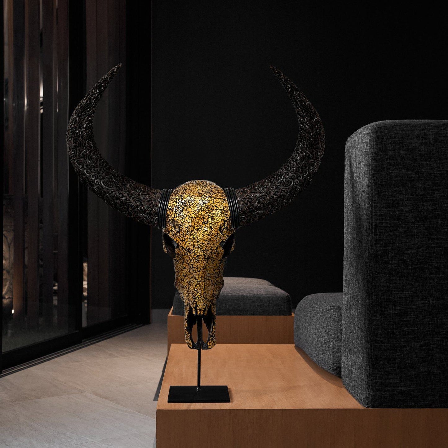 Buffalo Skull - Inferno // Mosaic Finish