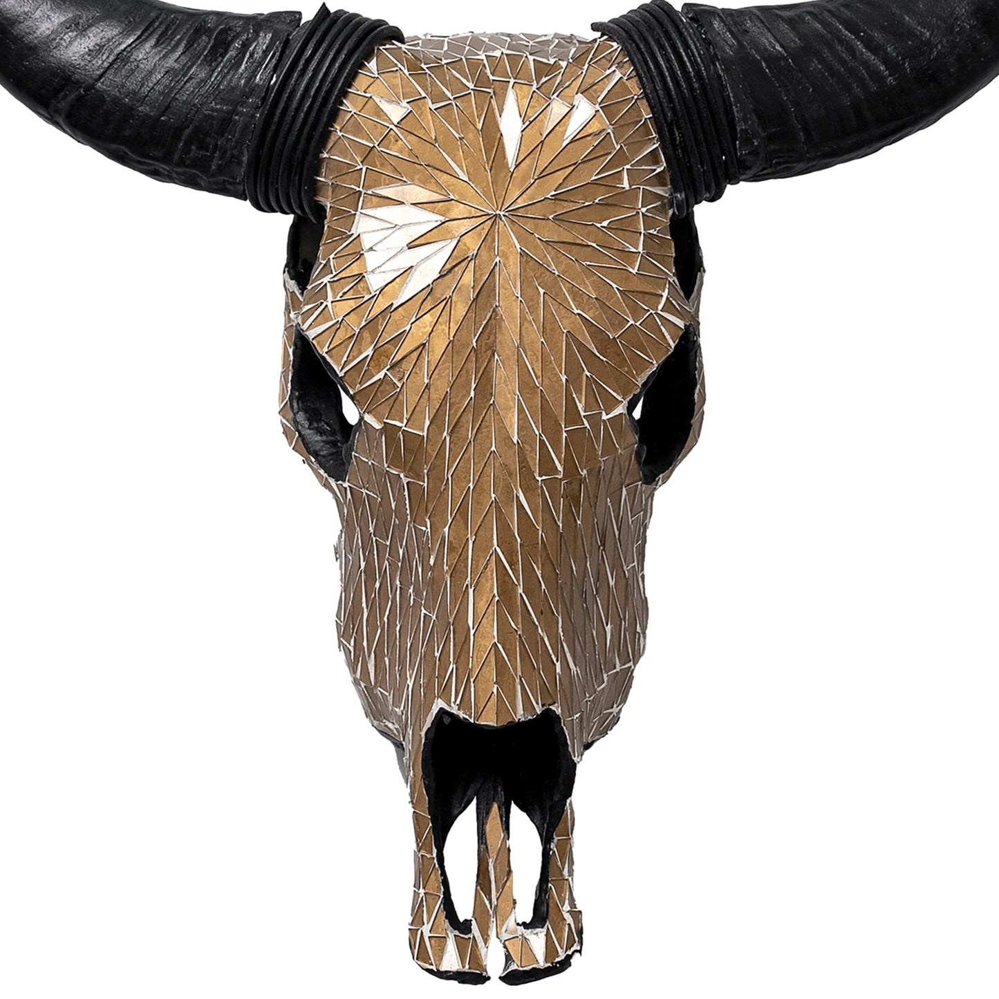 Cow Skull - Mocha Mirror // Mosaic Finish