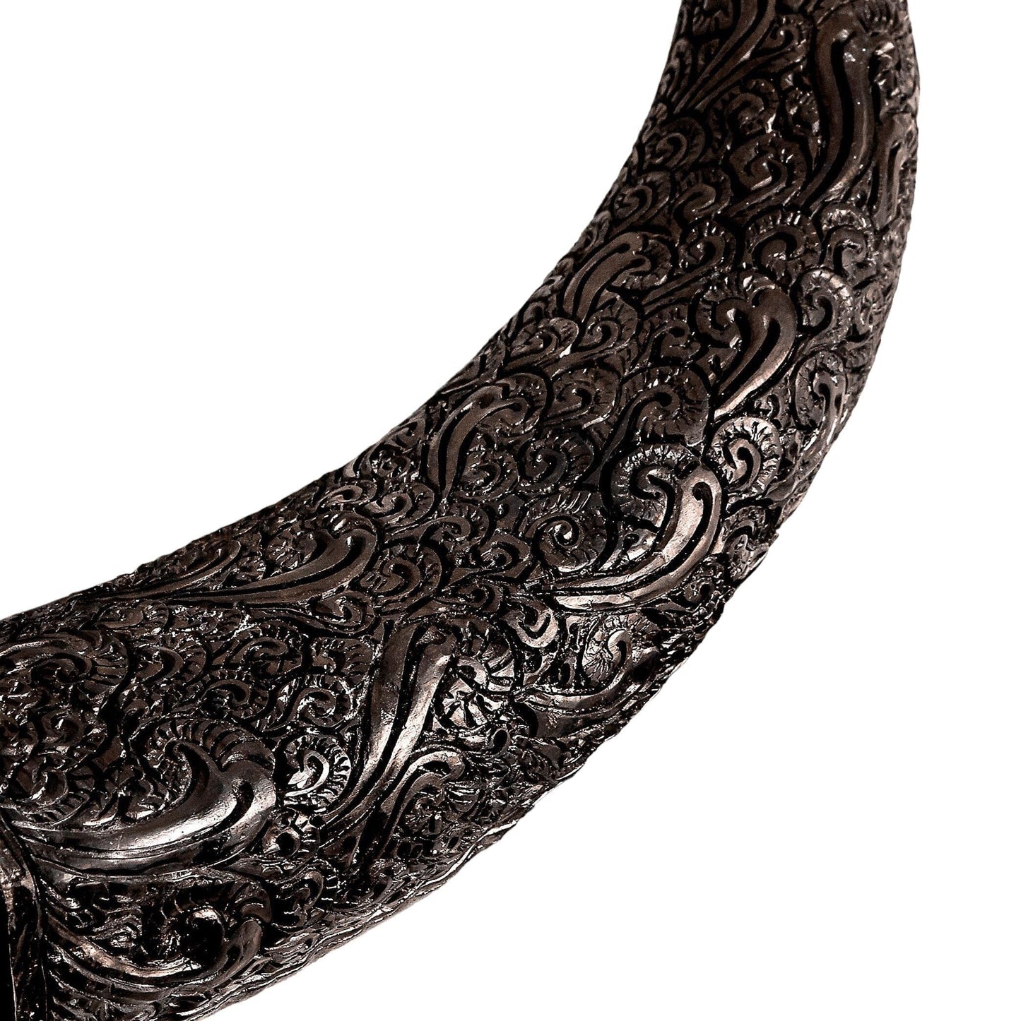 Cow Skull -  Black Mirror // Mosaic Finish