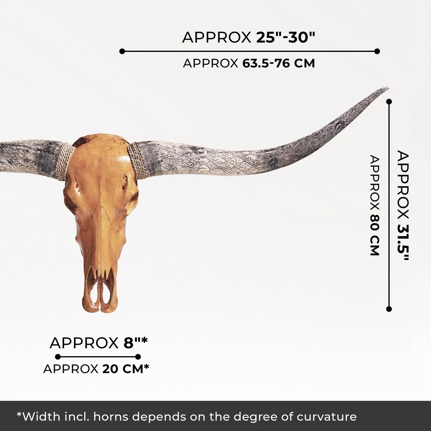 Longhorn Skull - Antique Storm