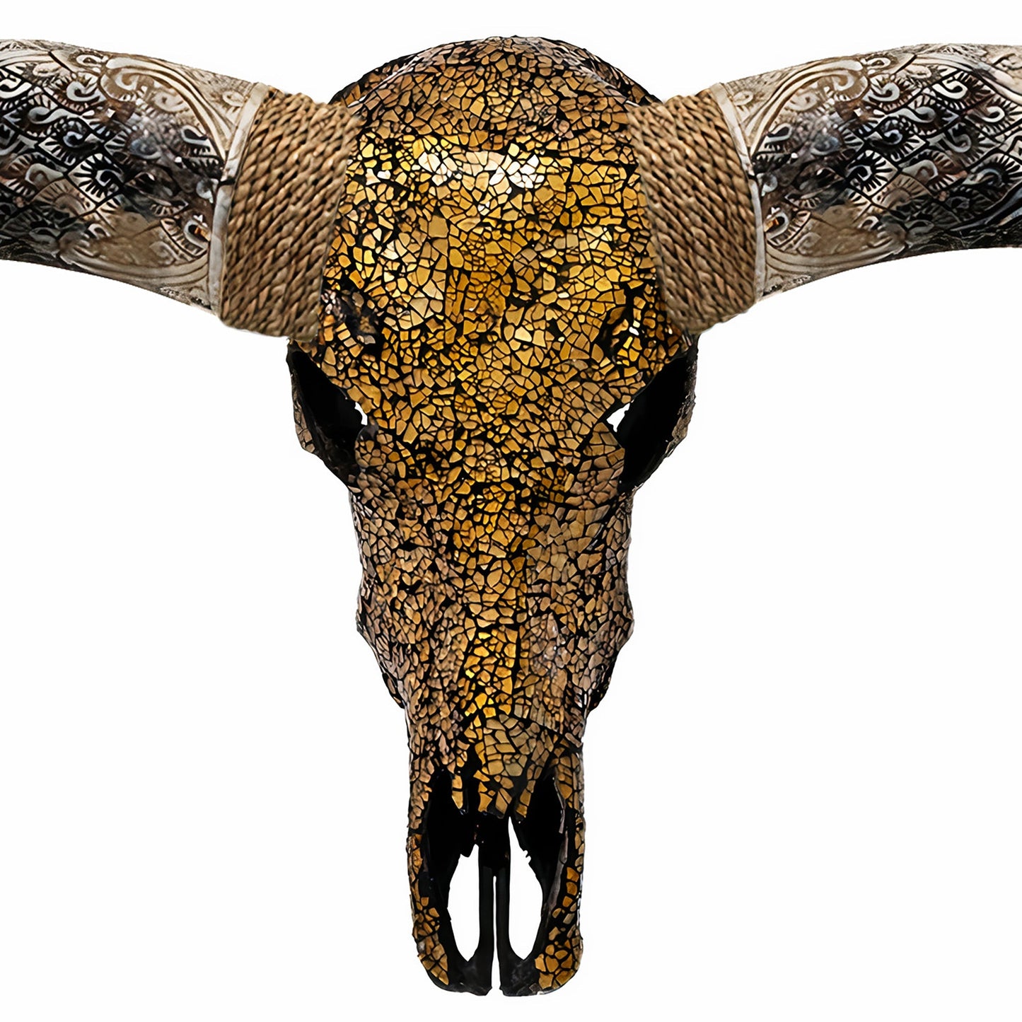 Longhorn Skull - Inferno // Mosaic Finish