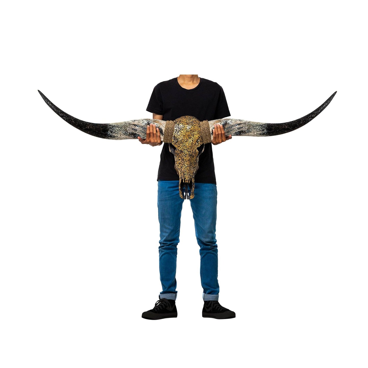 Longhorn Skull - Inferno // Mosaic Finish