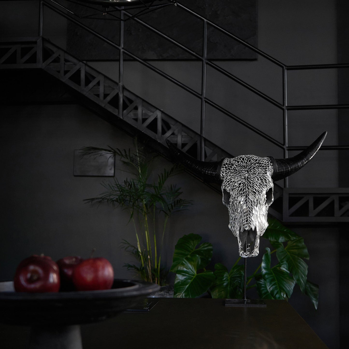 Cow Skull - Mirror // Mosaic Finish