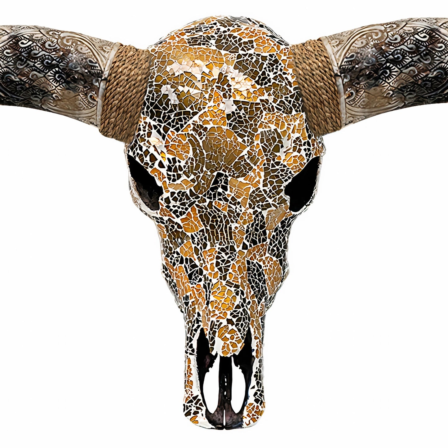 Longhorn Skull - Icarus // Mosaic Finish