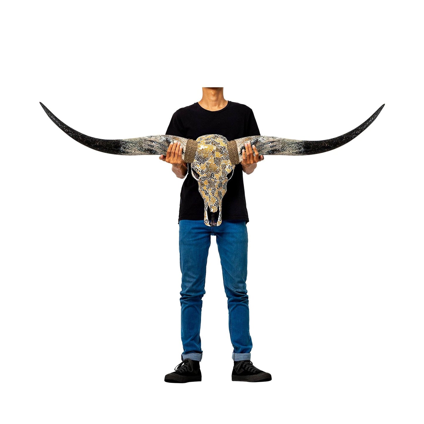 Longhorn Skull - Icarus // Mosaic Finish
