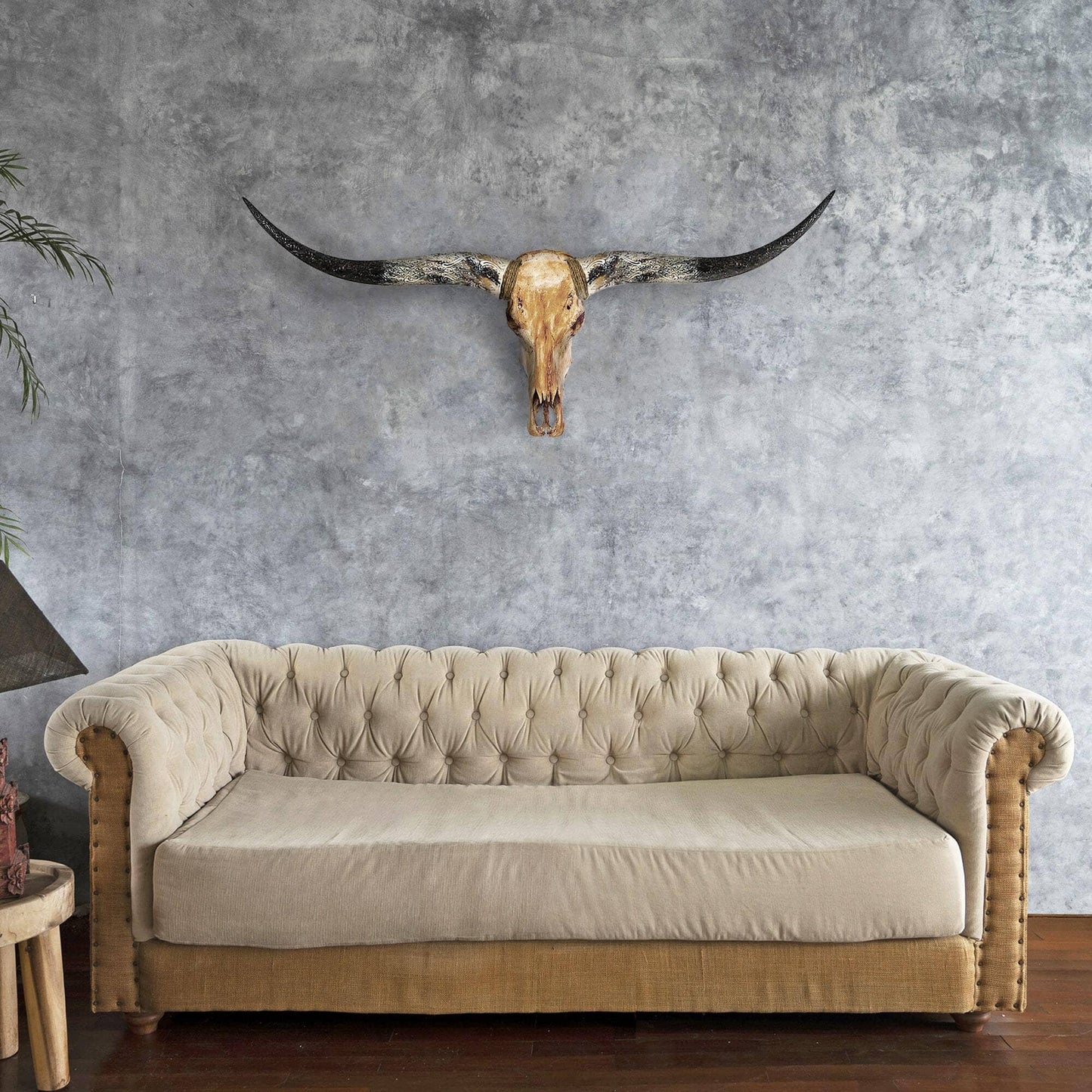Longhorn Skull - Antique Storm