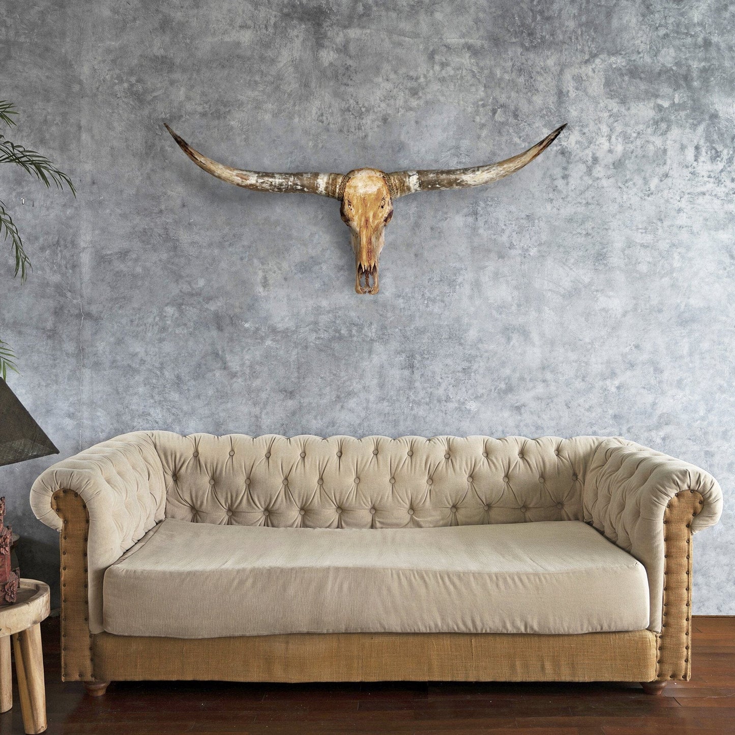Longhorn Skull - Antique Storm
