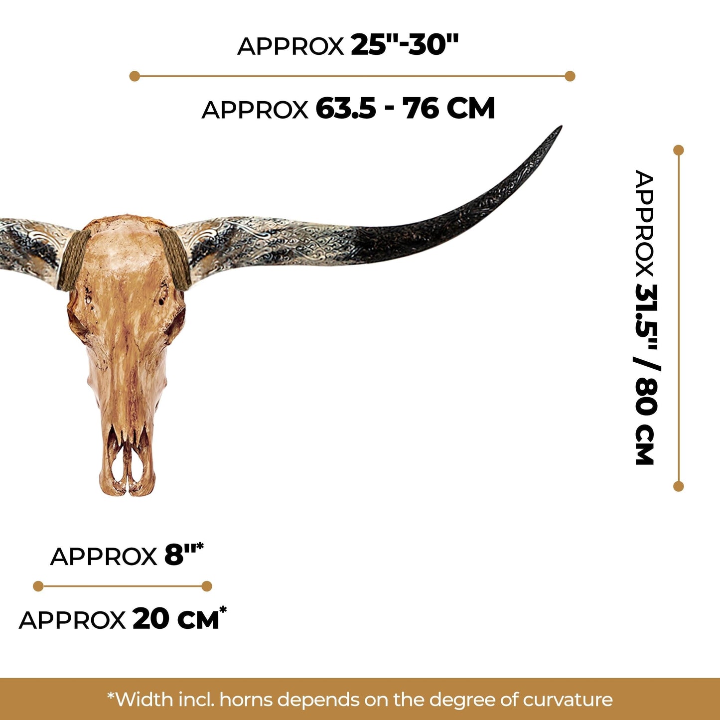 Longhorn Skull - Antique Storm