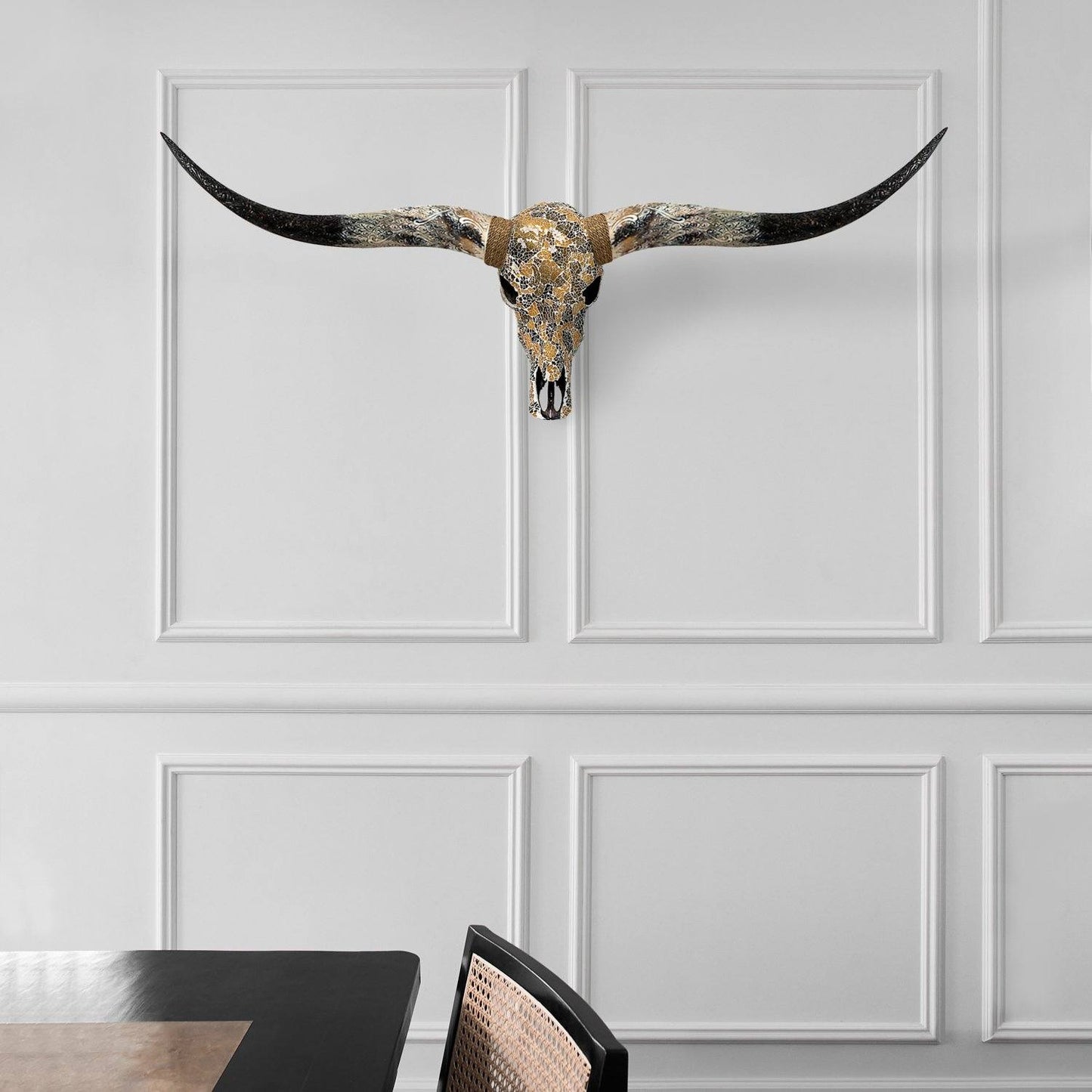Longhorn Skull - Icarus // Mosaic Finish