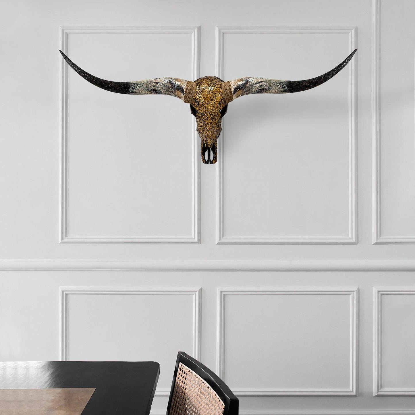 Longhorn Skull - Inferno // Mosaic Finish