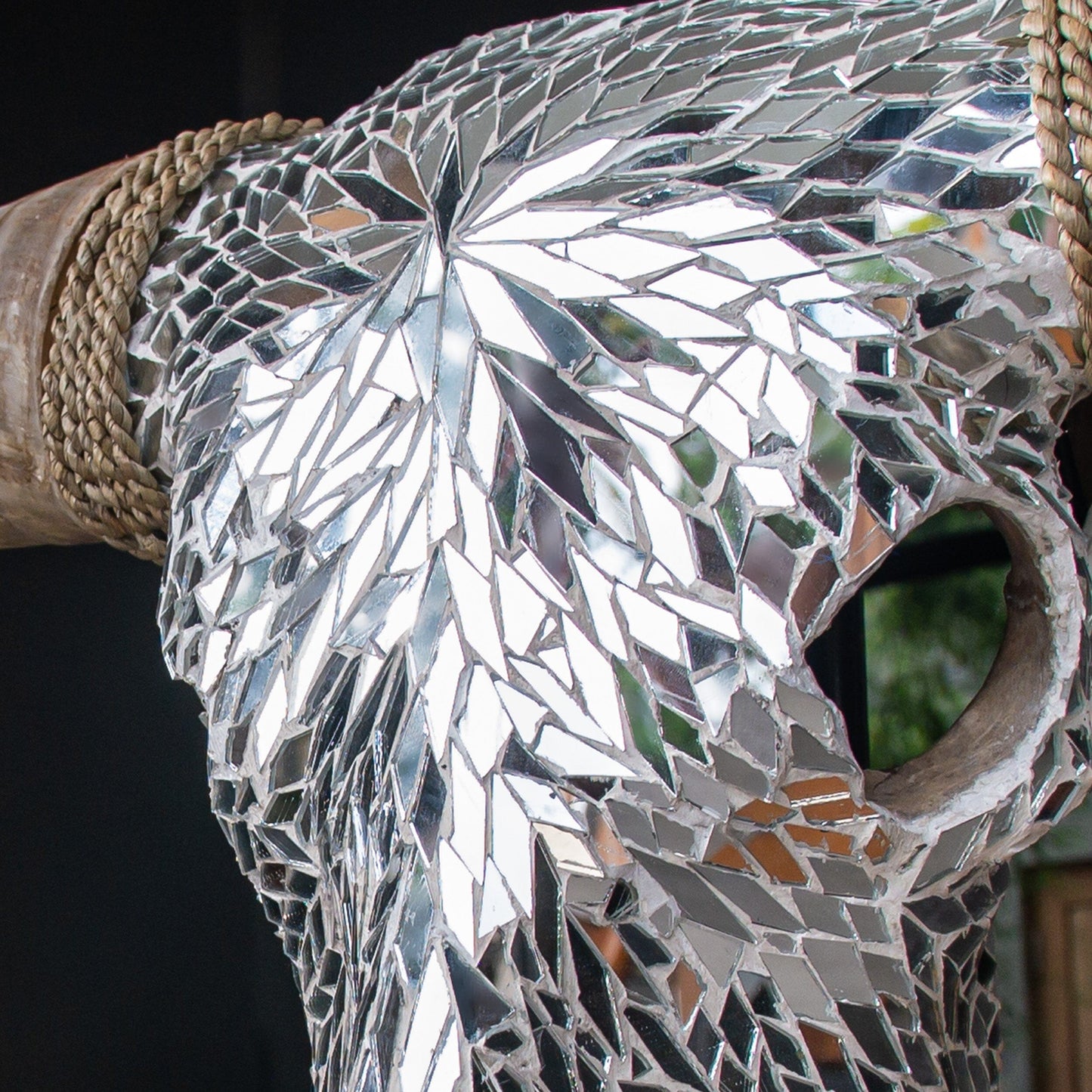 Longhorn Skull - Mirror // Mosaic Finish