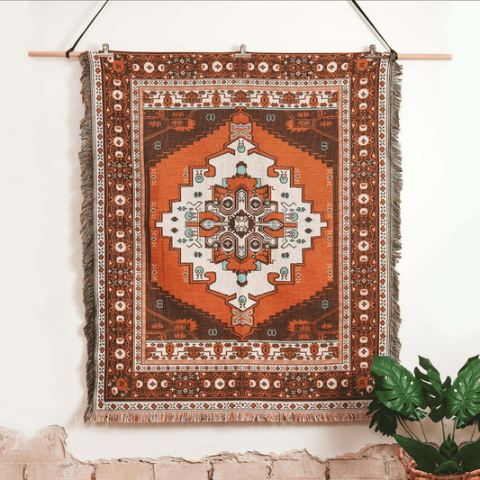 Norwegian Wood' Woven Picnic Rug / Throw