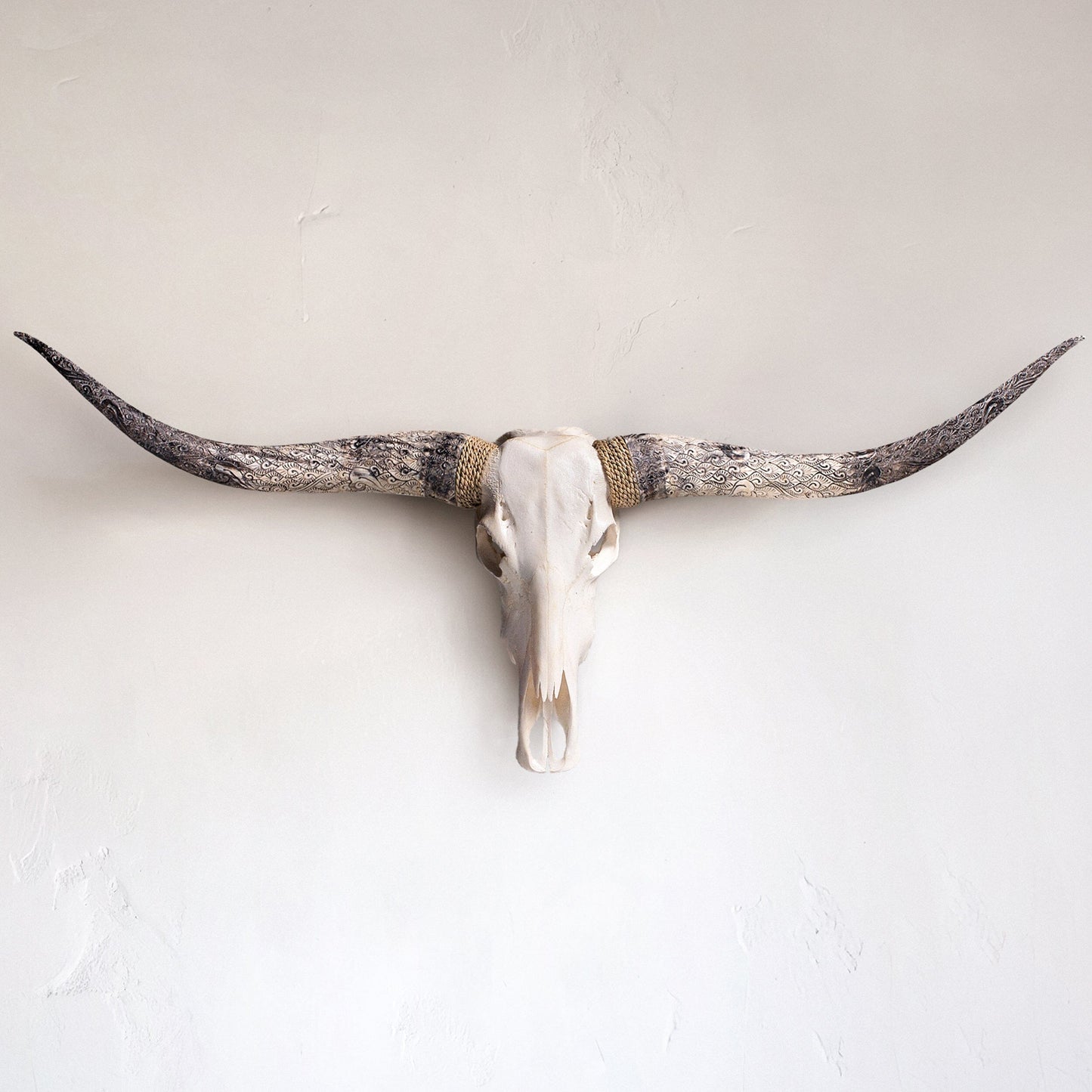 Longhorn Skull - White Storm