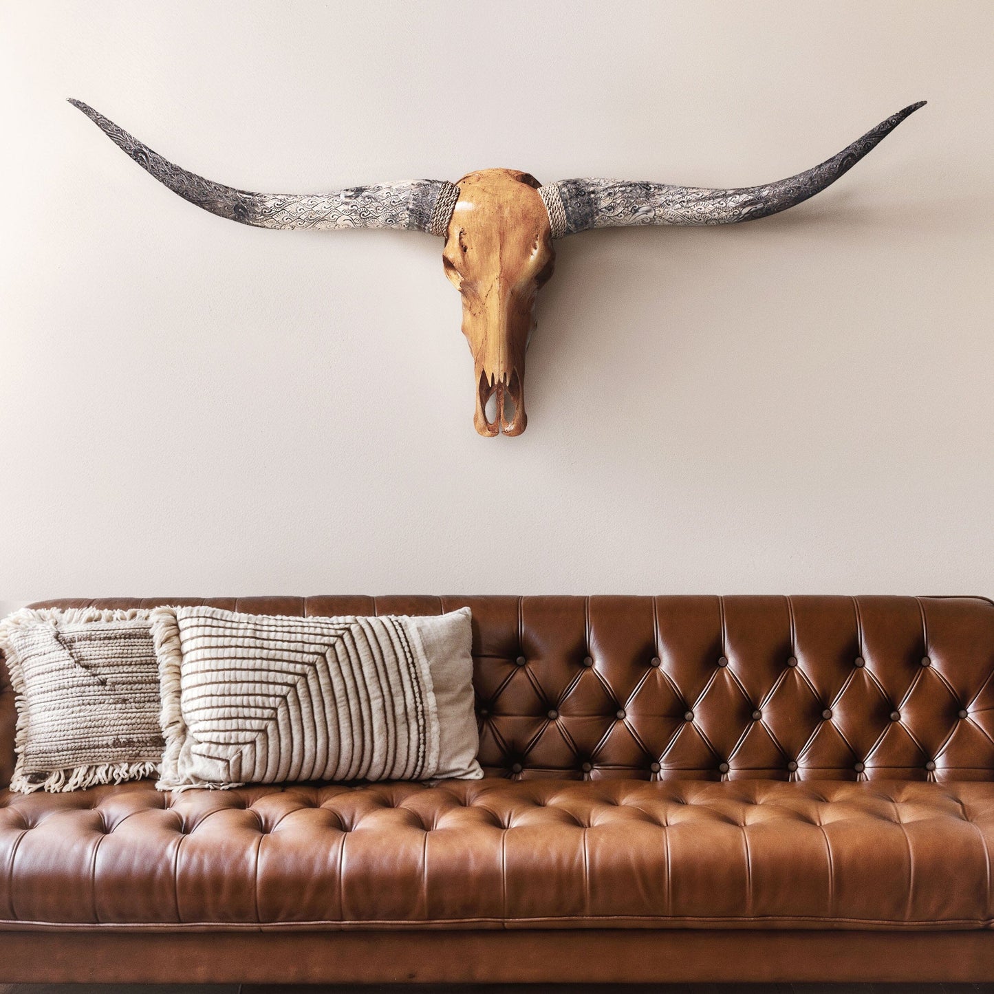 Longhorn Skull - Antique Storm
