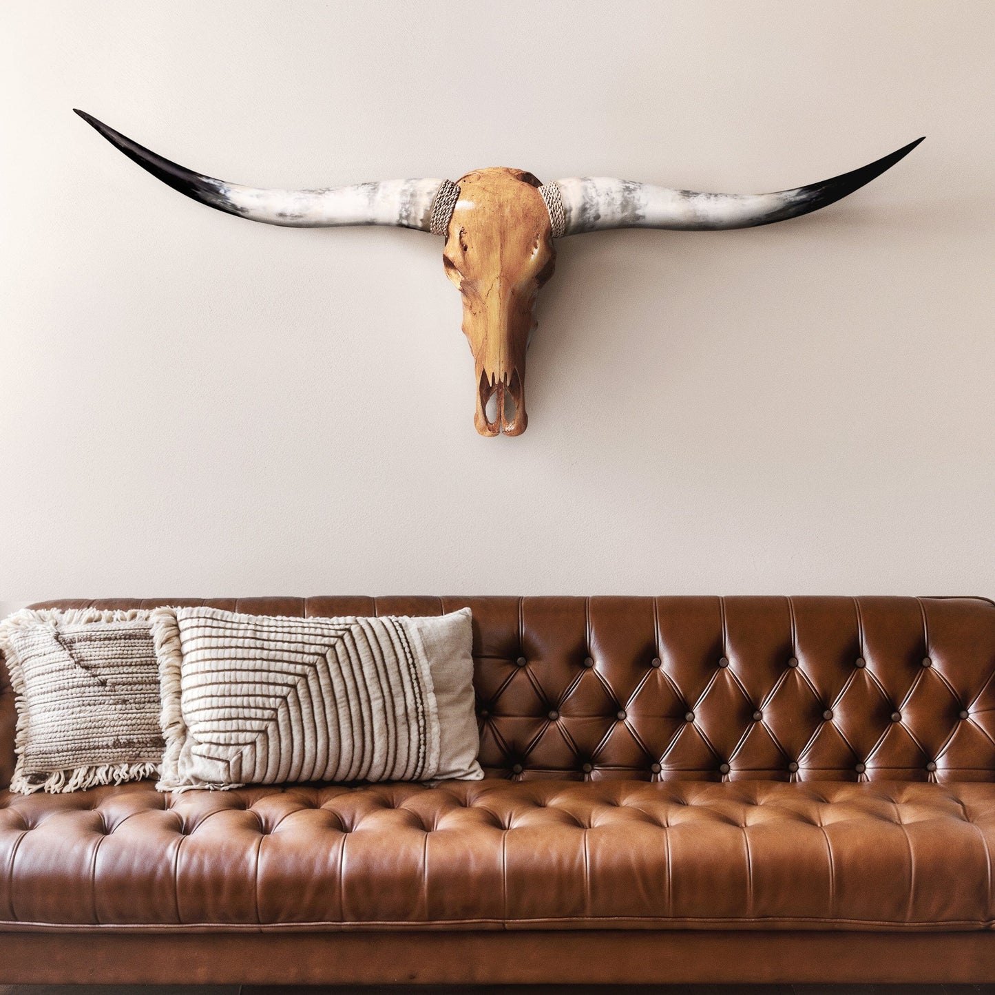 Longhorn Skull - Antique Storm