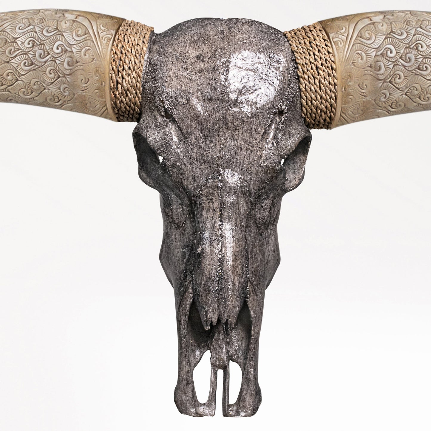 Longhorn Skull // XL Horns - Gray Storm