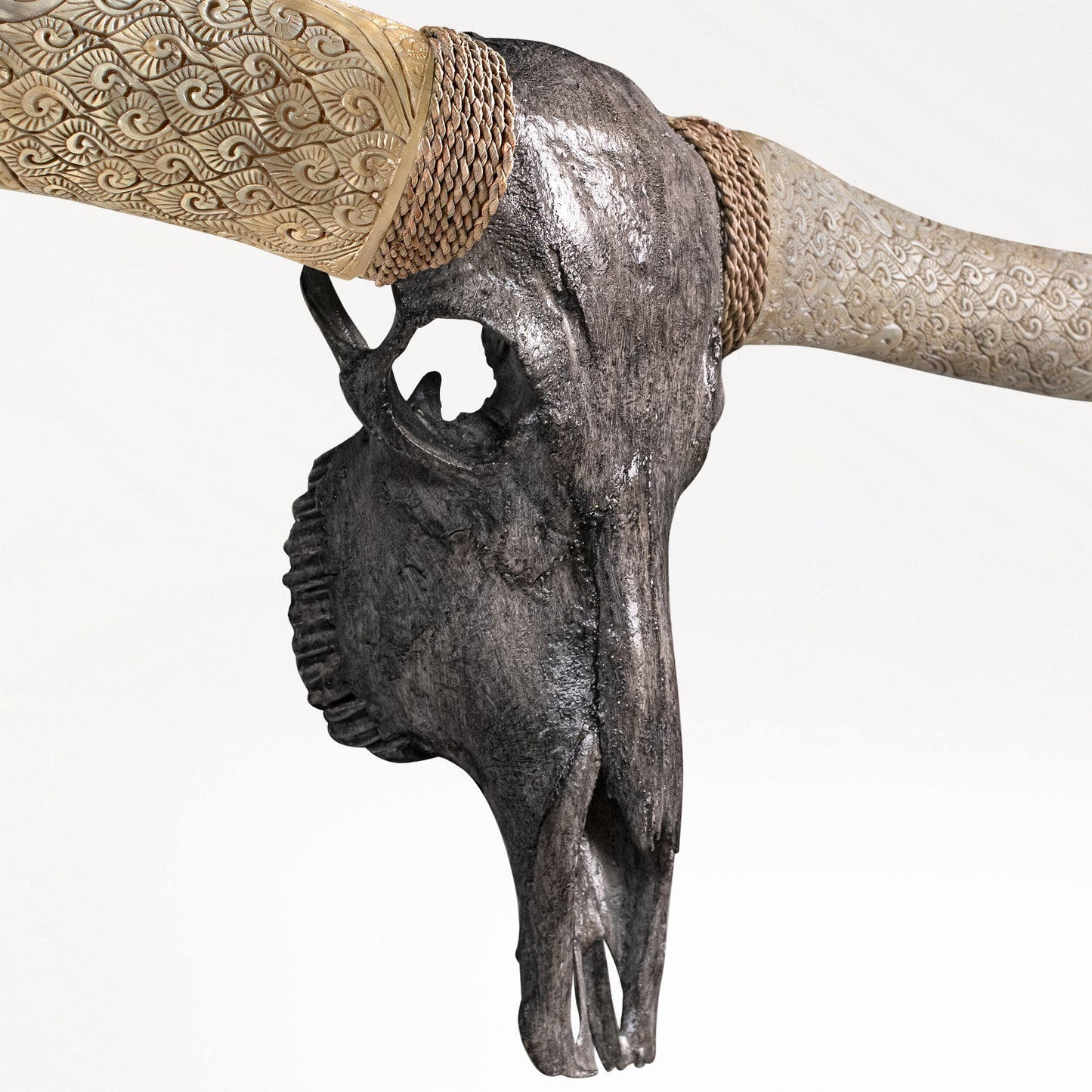 Longhorn Skull // XL Horns - Gray Storm