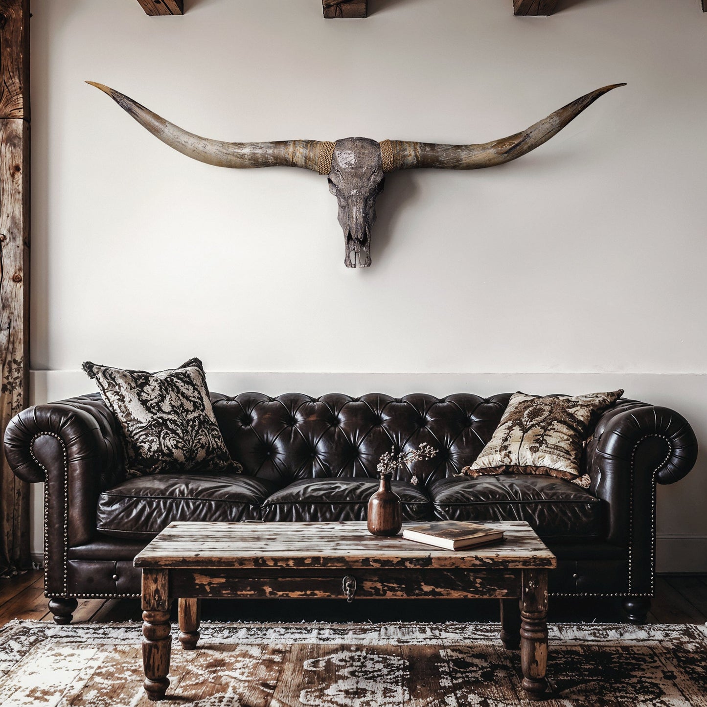 Longhorn Skull // XL Horns - Gray Storm