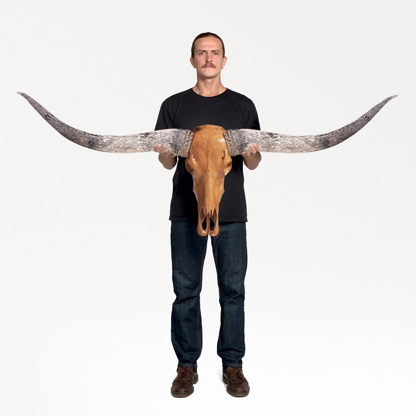 Longhorn Skull - Antique Storm