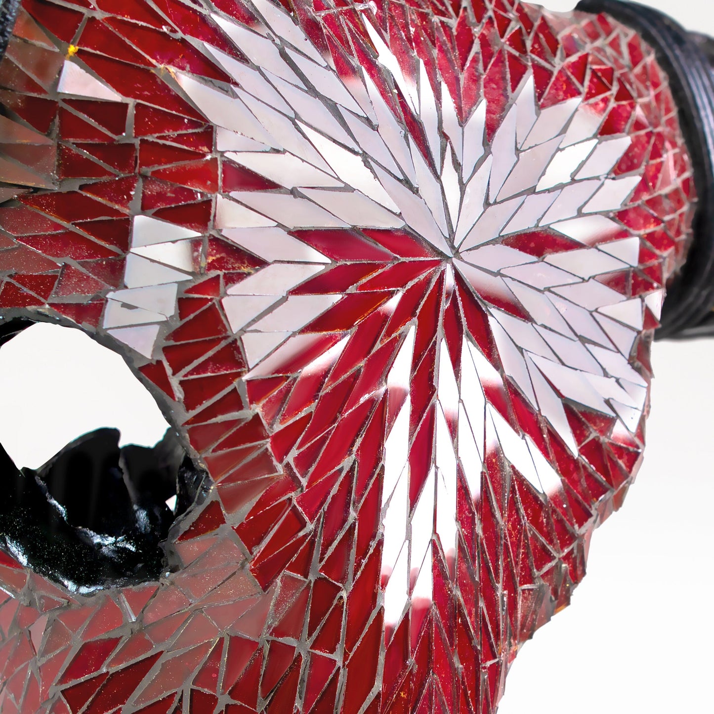 Cow Skull - Red Mirror // Mosaic Finish