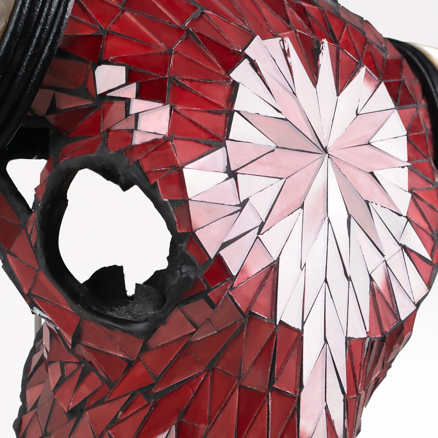 Longhorn Skull - Red Mirror // Mosaic Finish