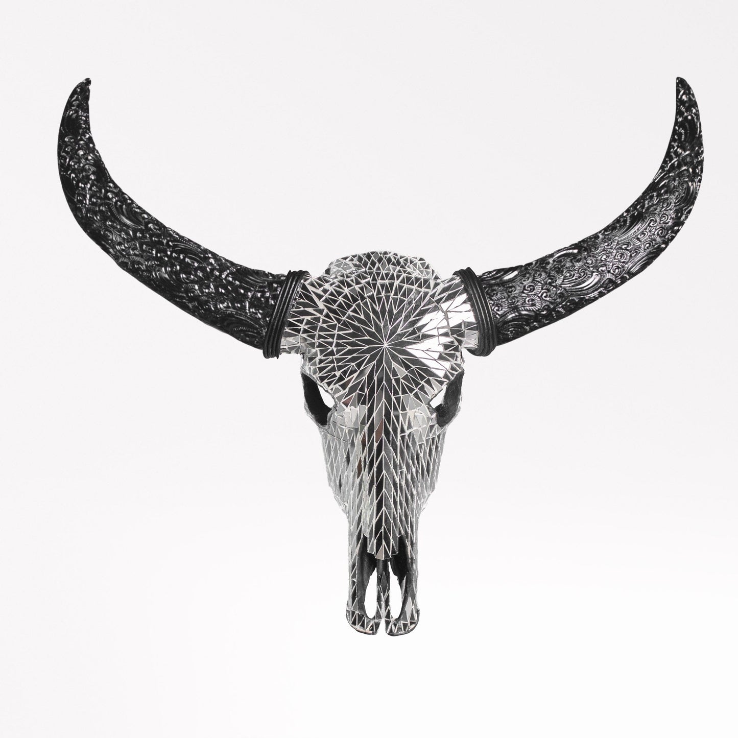 Buffalo Skull - Mirror // Mosaic Finish