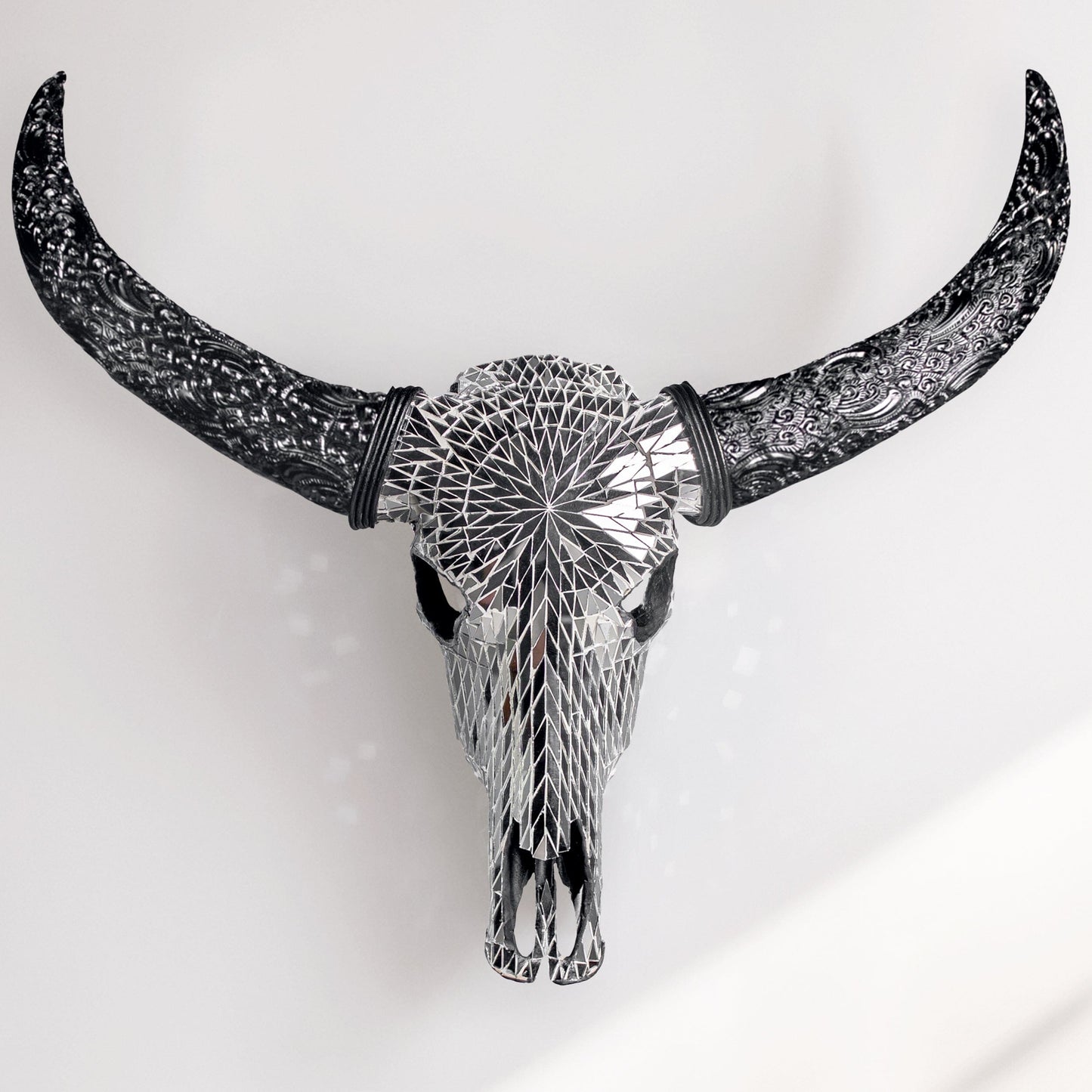 Buffalo Skull - Mirror // Mosaic Finish
