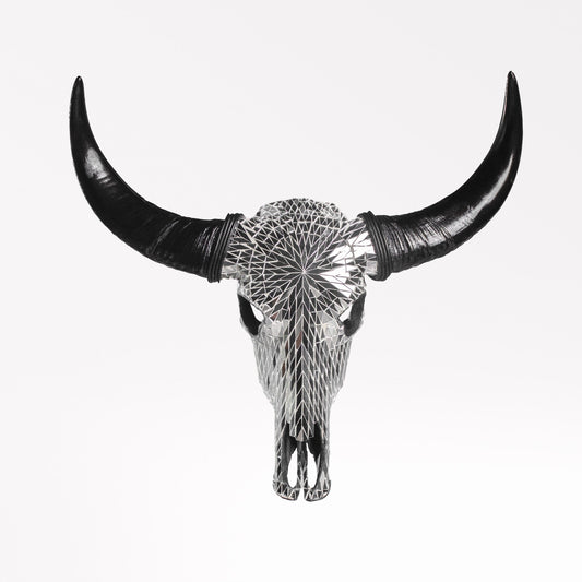 Buffalo Skull - Mirror // Mosaic Finish