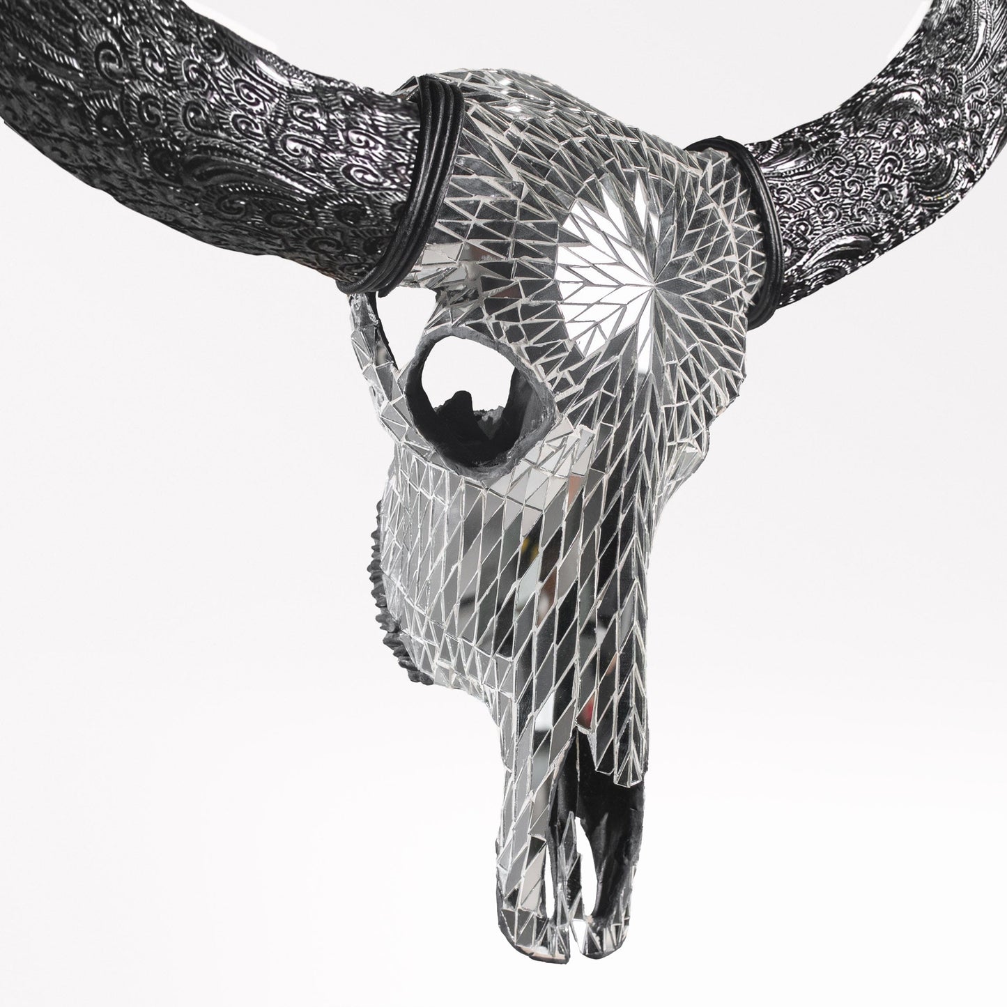 Buffalo Skull - Mirror // Mosaic Finish