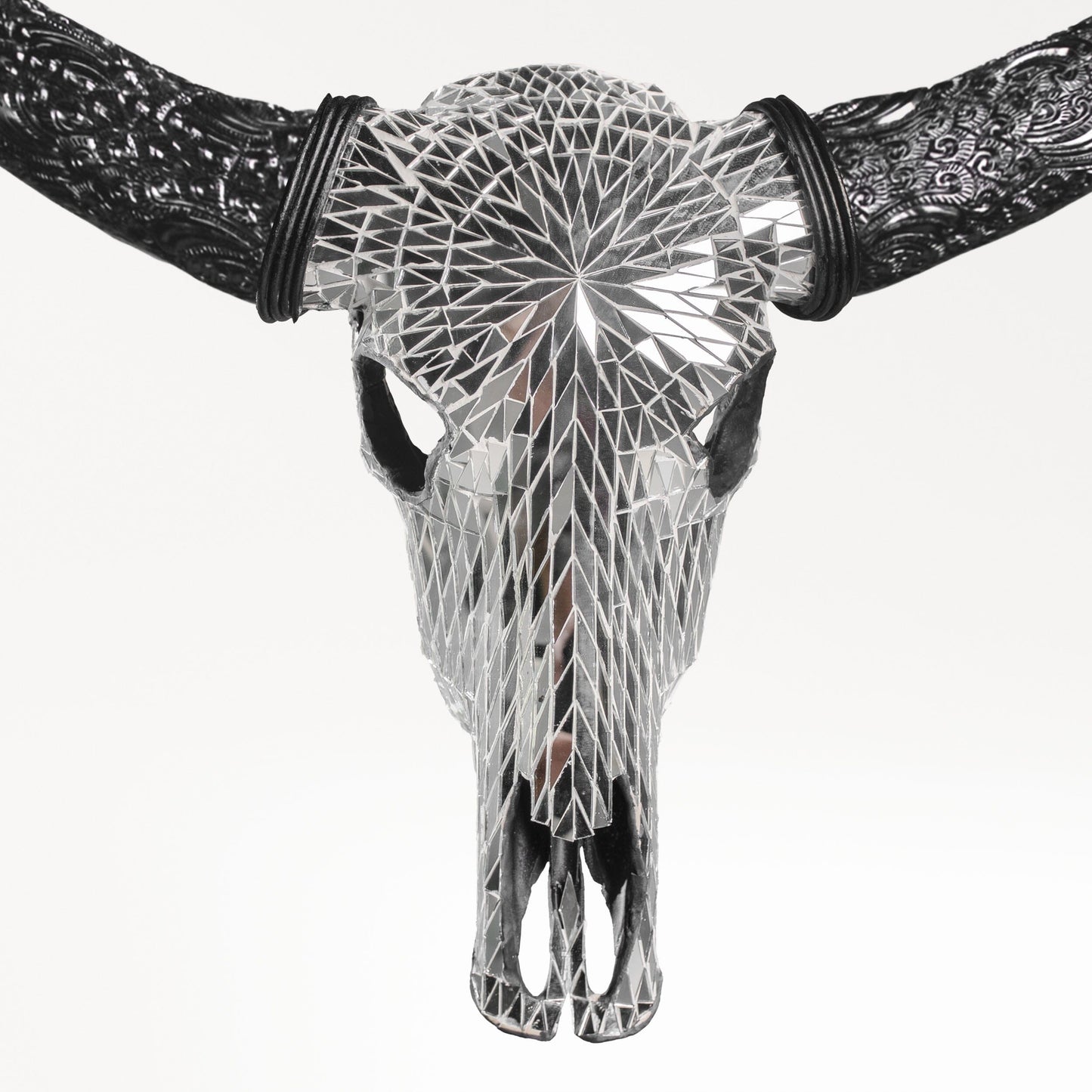 Buffalo Skull - Mirror // Mosaic Finish