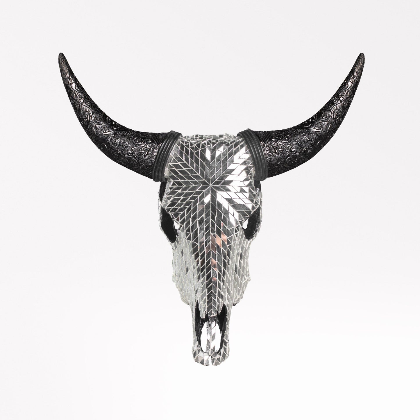 Cow Skull - Mirror // Mosaic Finish