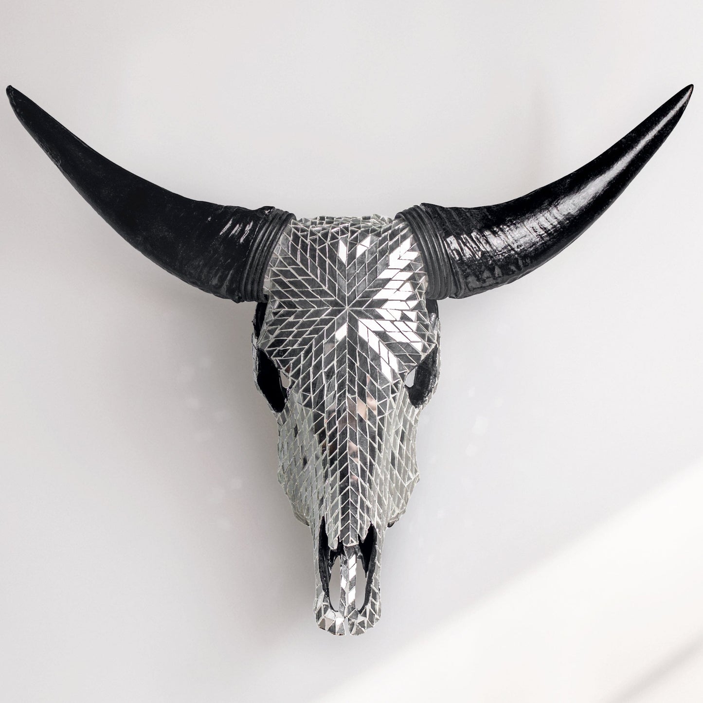Cow Skull - Mirror // Mosaic Finish