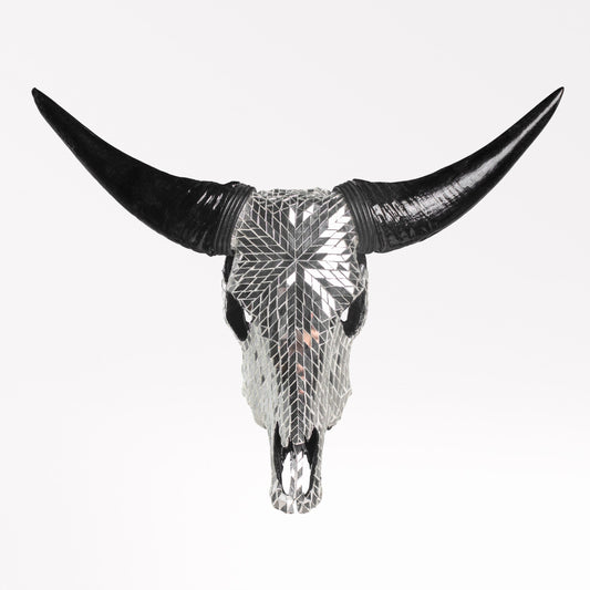 Cow Skull - Mirror // Mosaic Finish