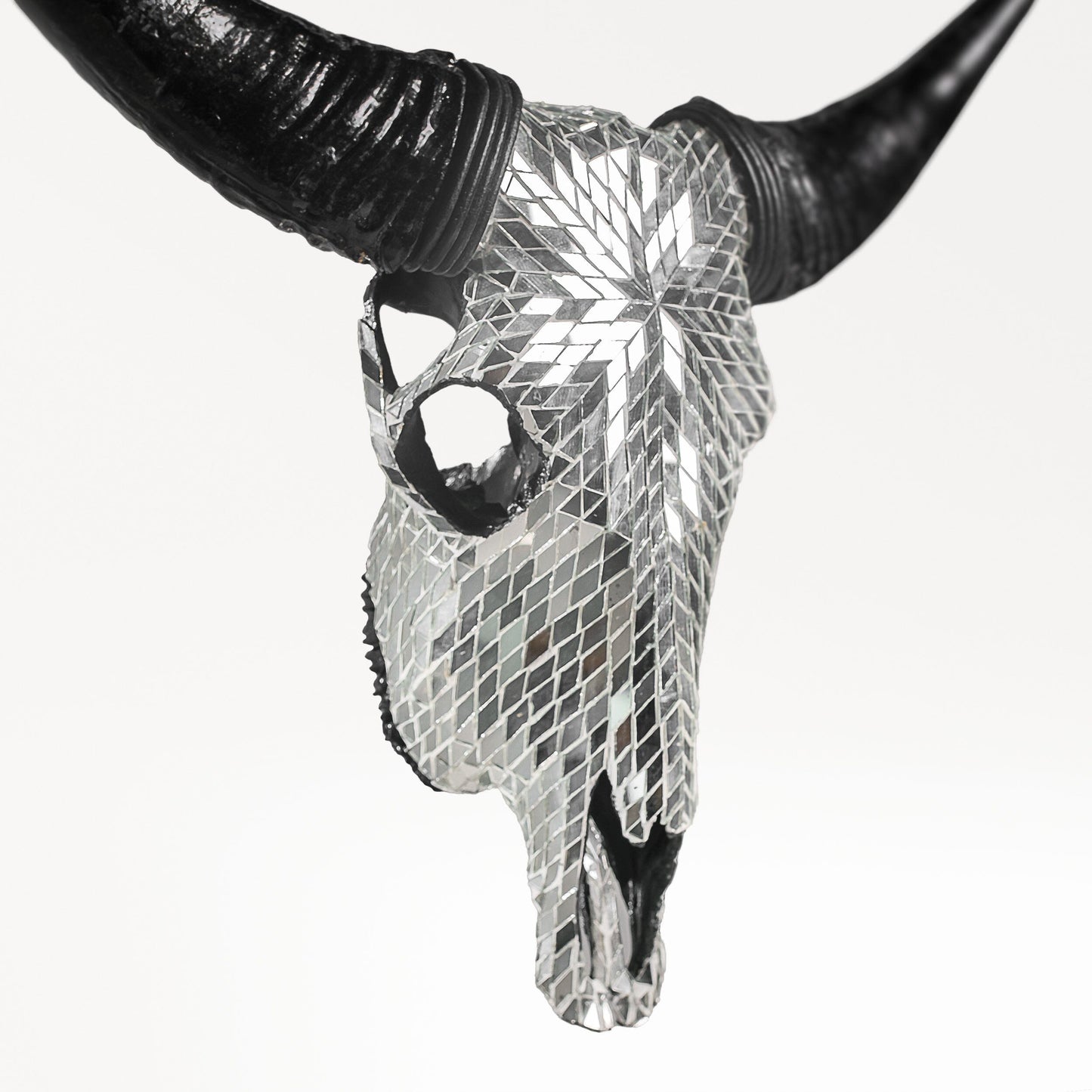 Cow Skull - Mirror // Mosaic Finish