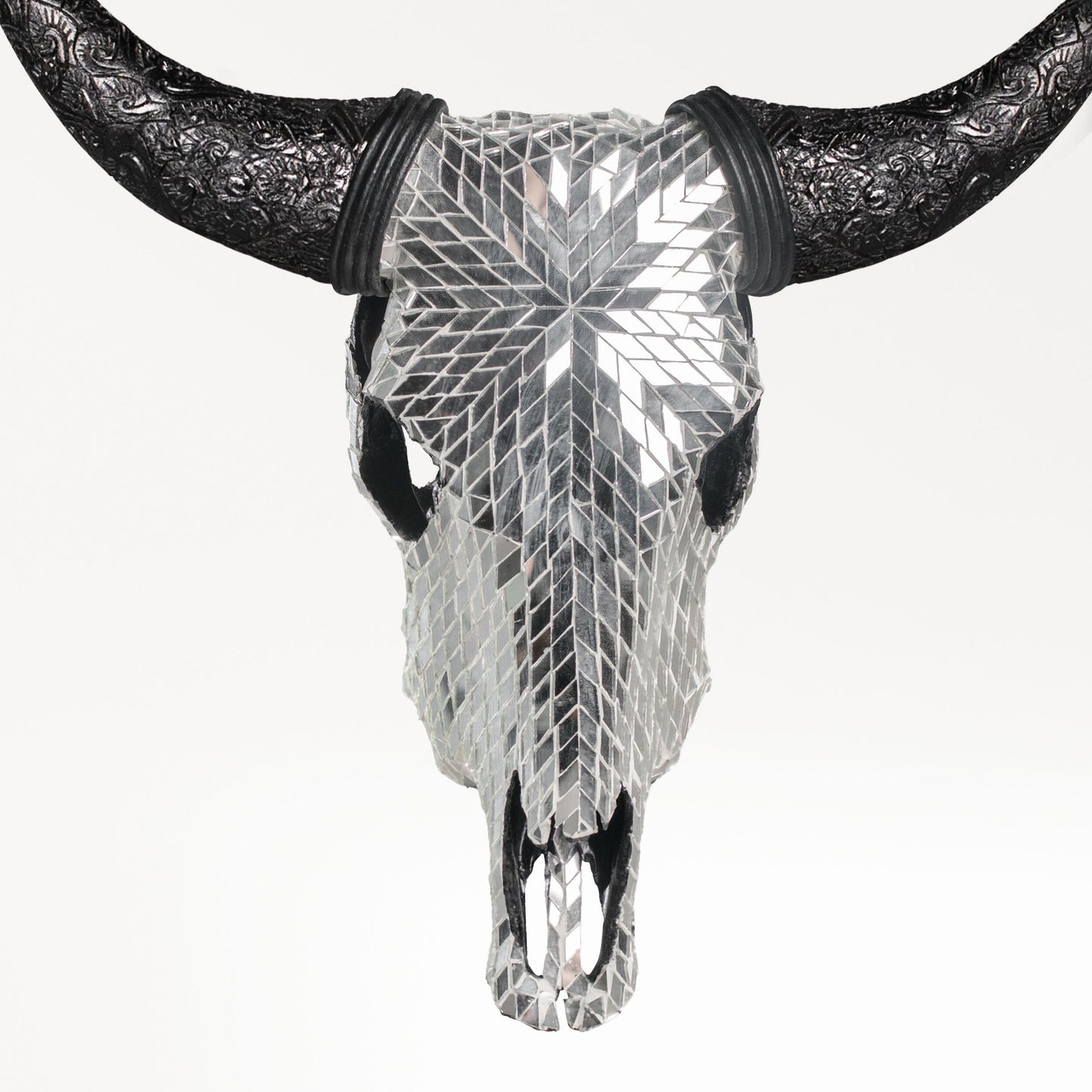 Cow Skull - Mirror // Mosaic Finish