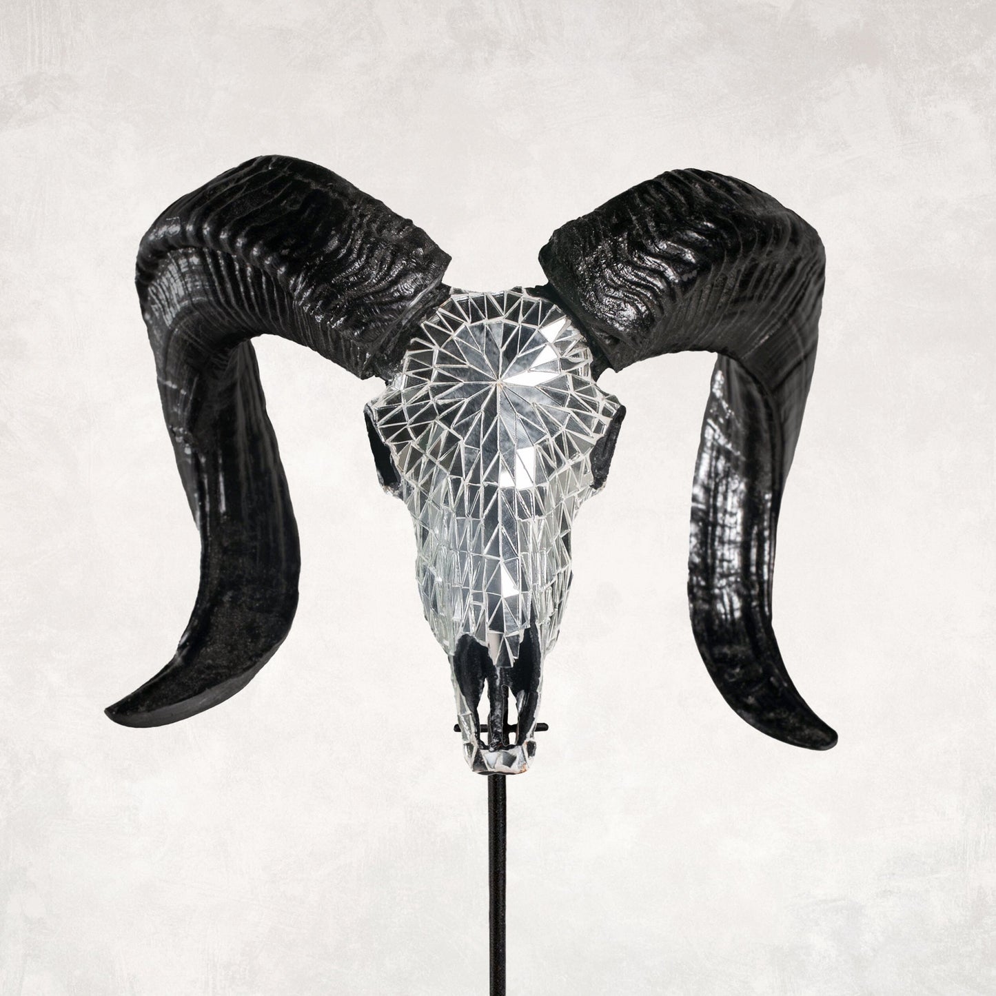Ram Skull - Mirror // Mosaic Finish