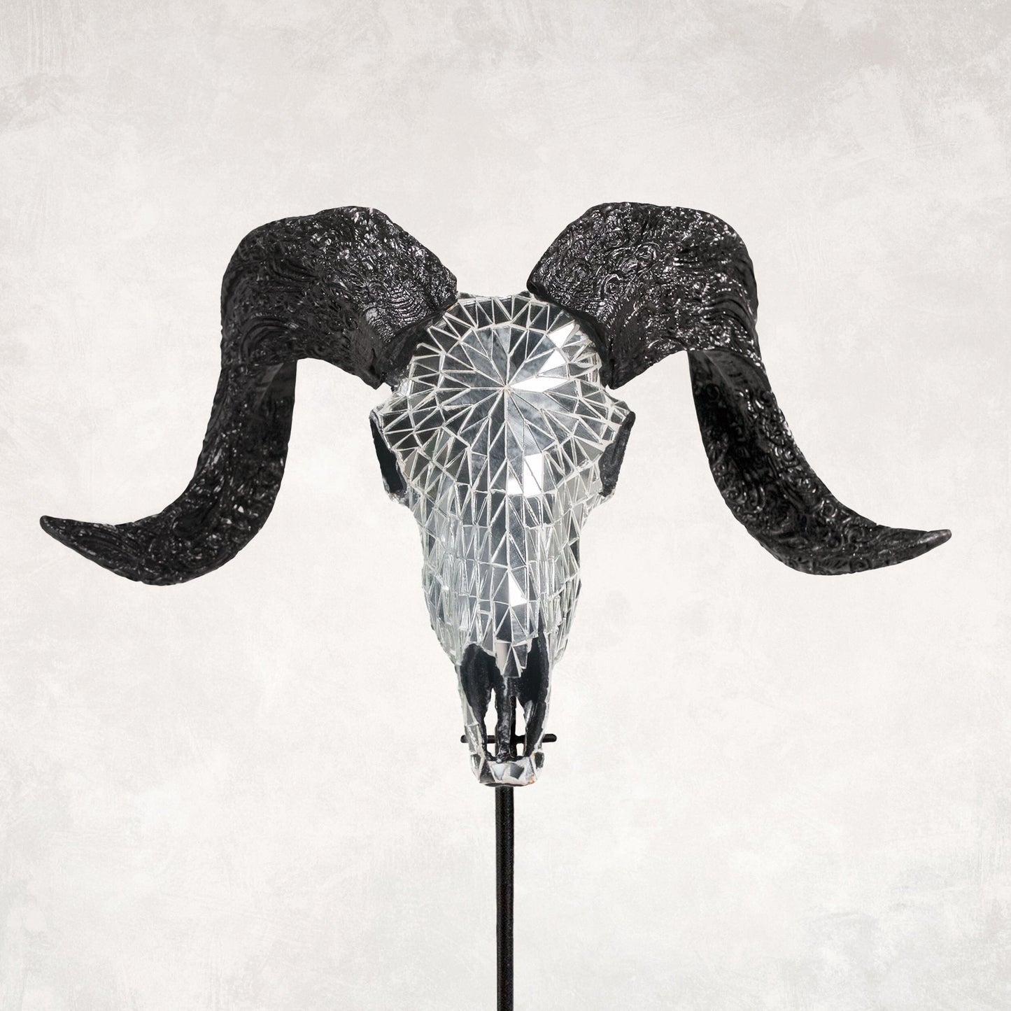 Ram Skull - Mirror // Mosaic Finish