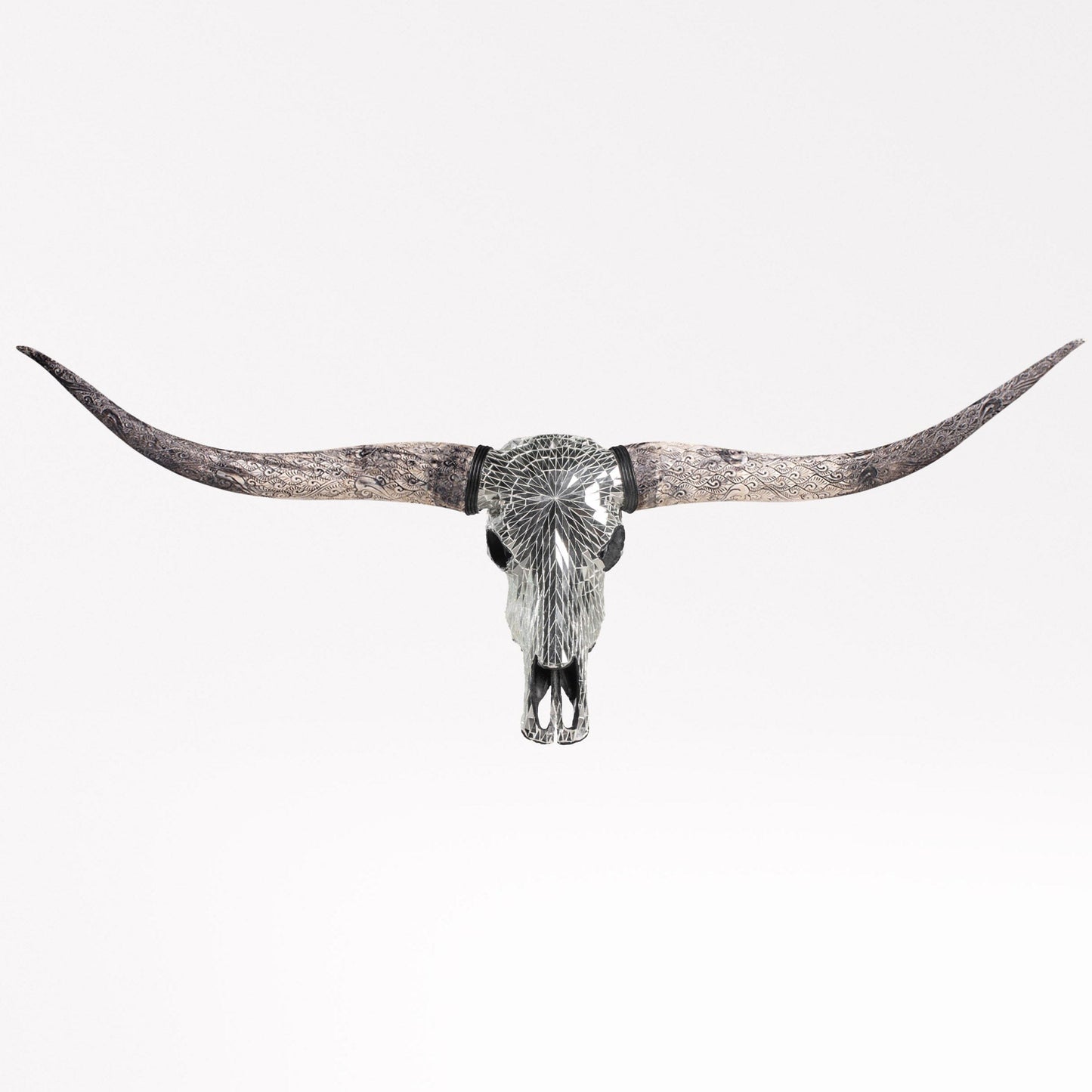 Longhorn Skull - Mirror // Mosaic Finish