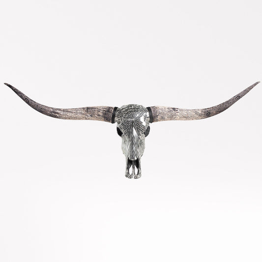 Longhorn Skull - Mirror // Mosaic Finish