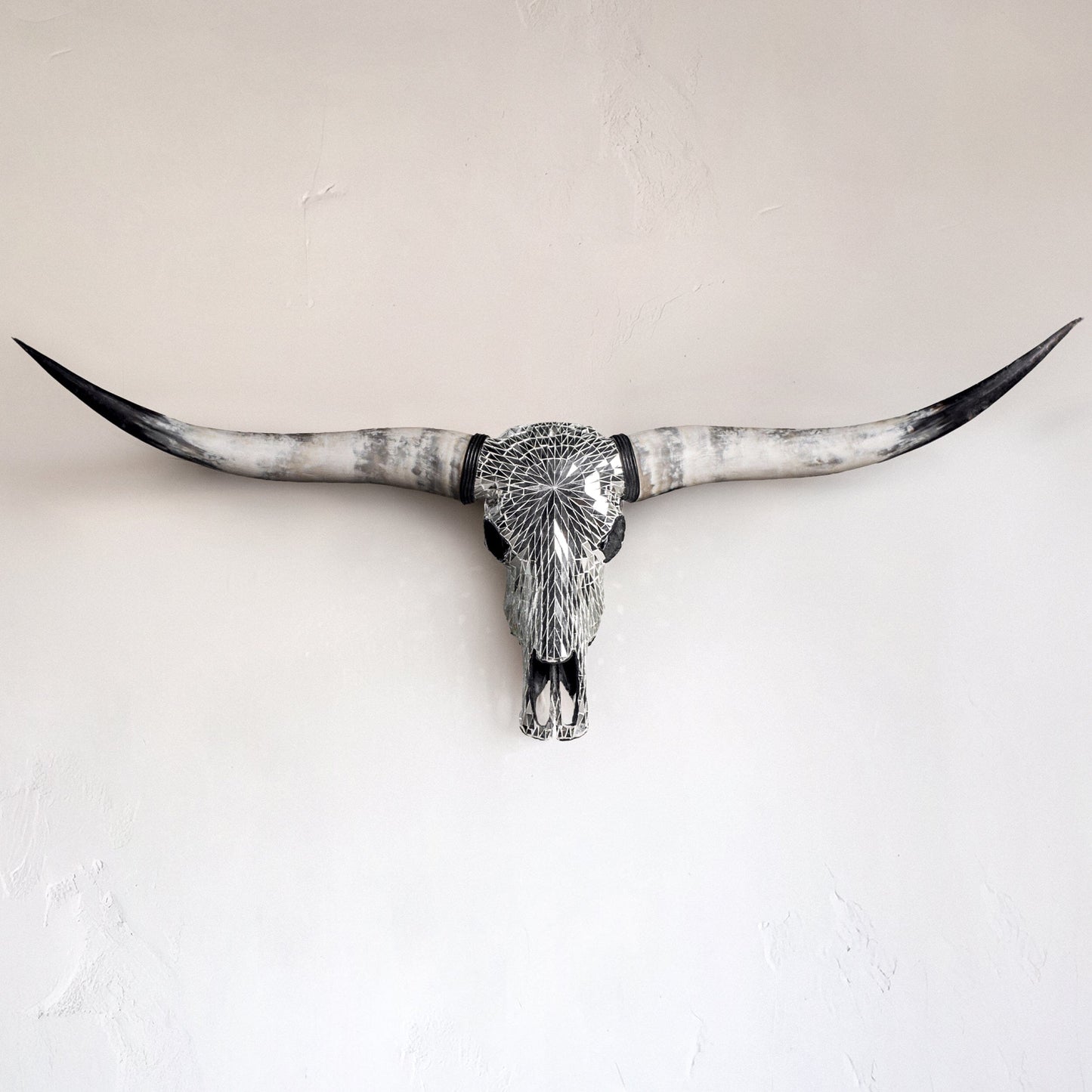 Longhorn Skull - Mirror // Mosaic Finish