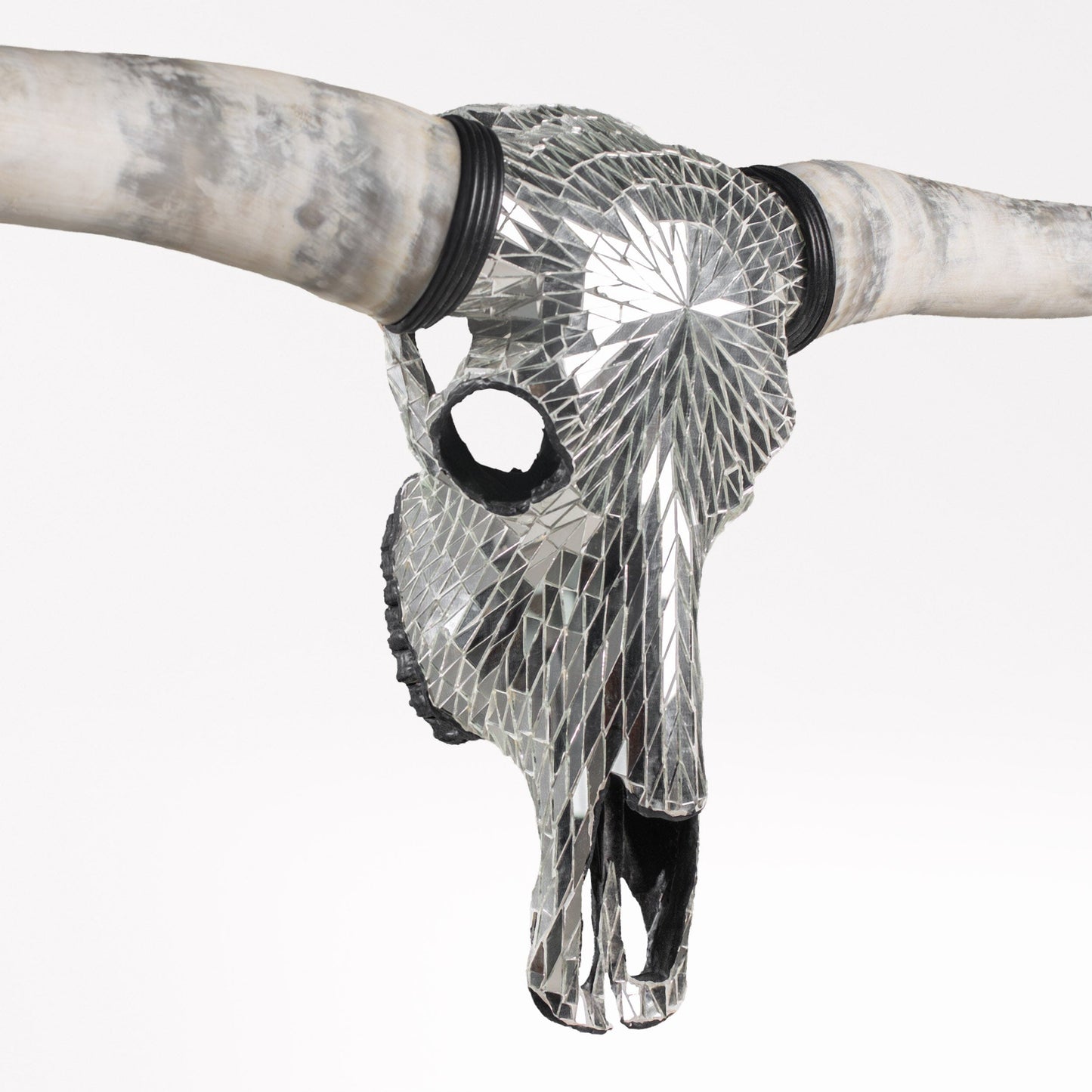 Longhorn Skull - Mirror // Mosaic Finish