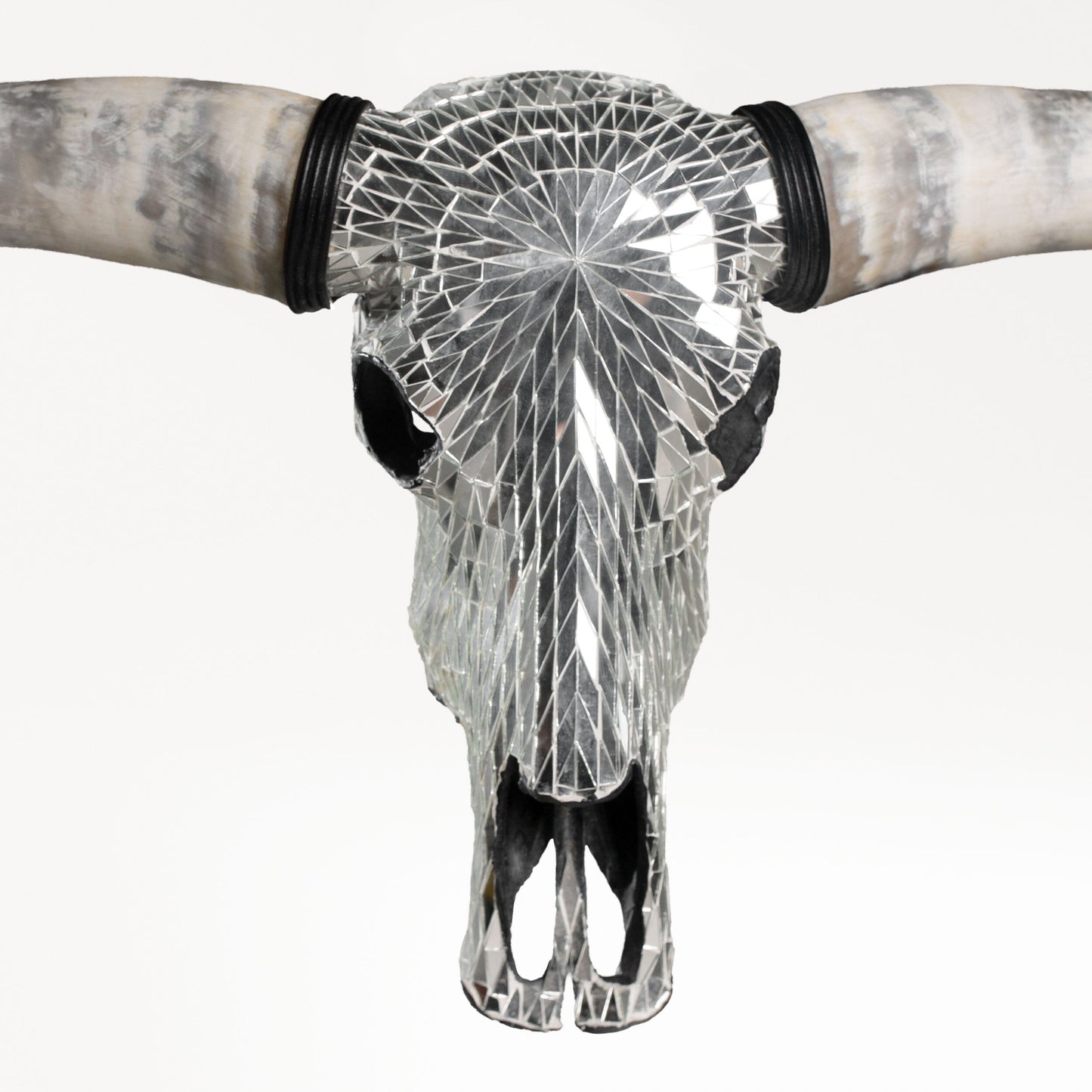 Longhorn Skull - Mirror // Mosaic Finish