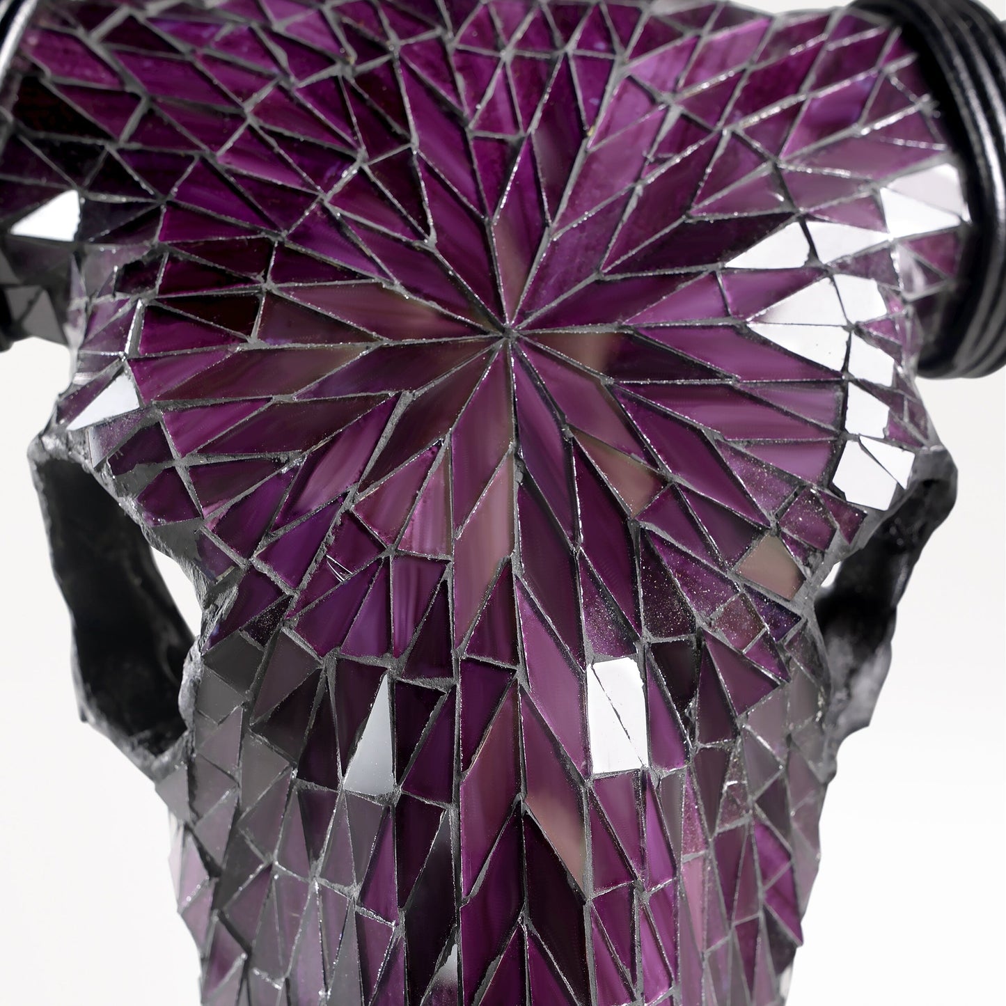 Buffalo Skull - Purple Mirror // Mosaic Finish