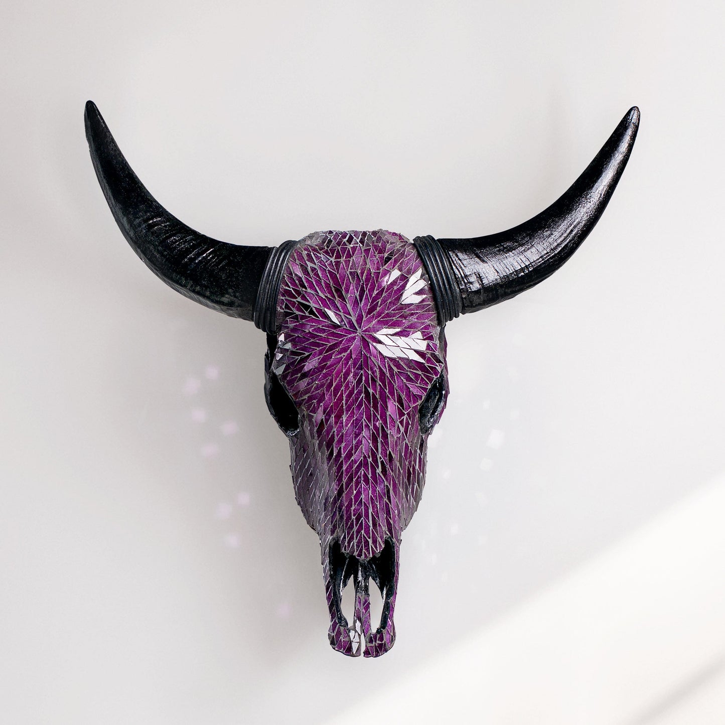 Cow Skull - Purple Mirror // Mosaic Finish