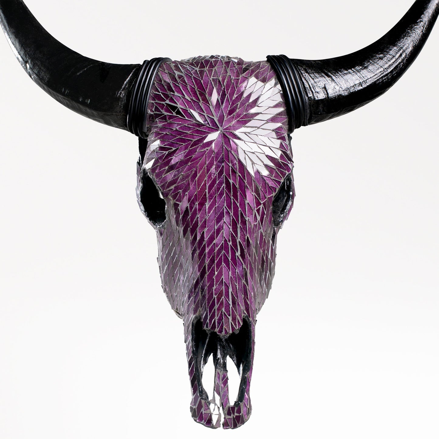 Cow Skull - Purple Mirror // Mosaic Finish