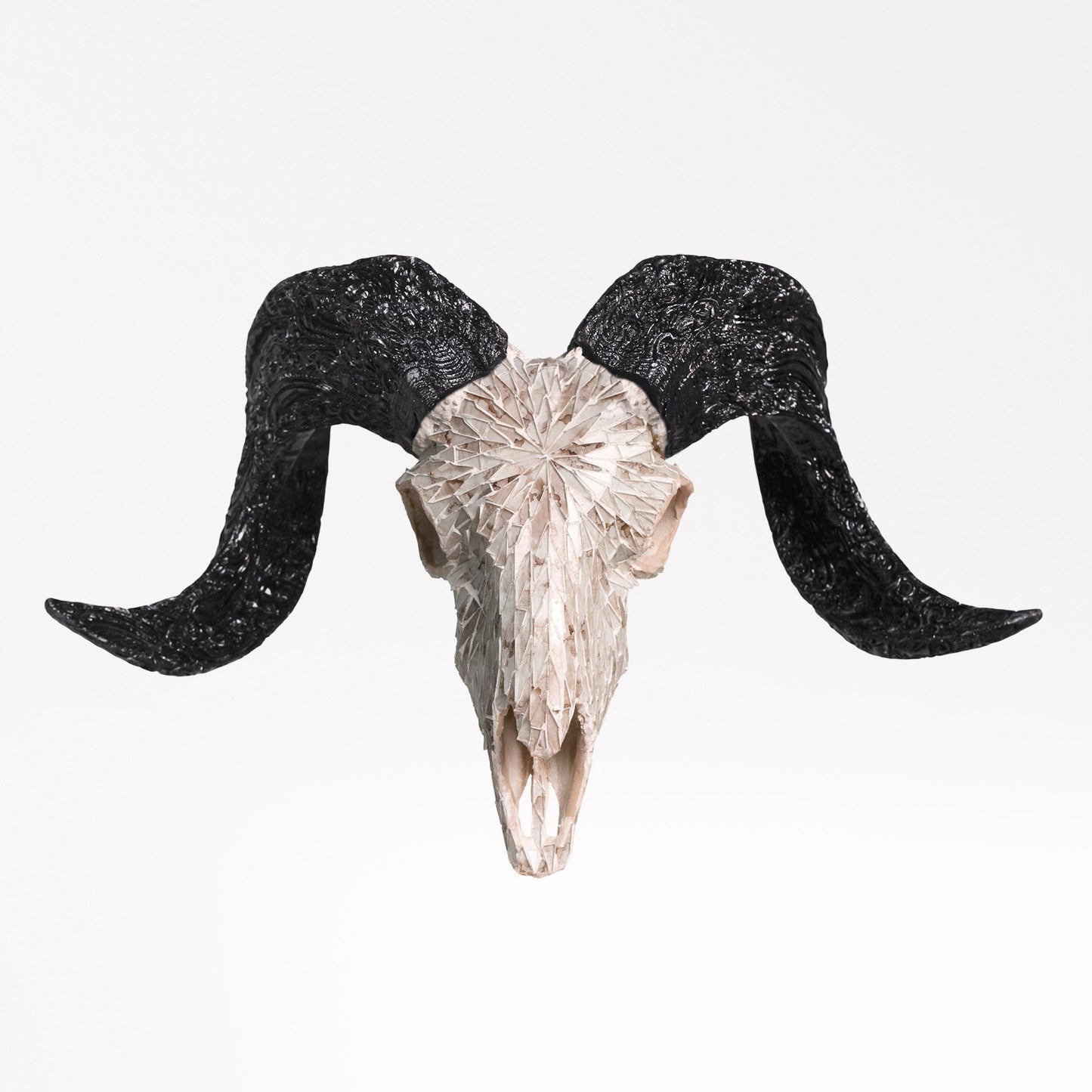 Ram Skull - Beige Mirror // Mosaic Finish