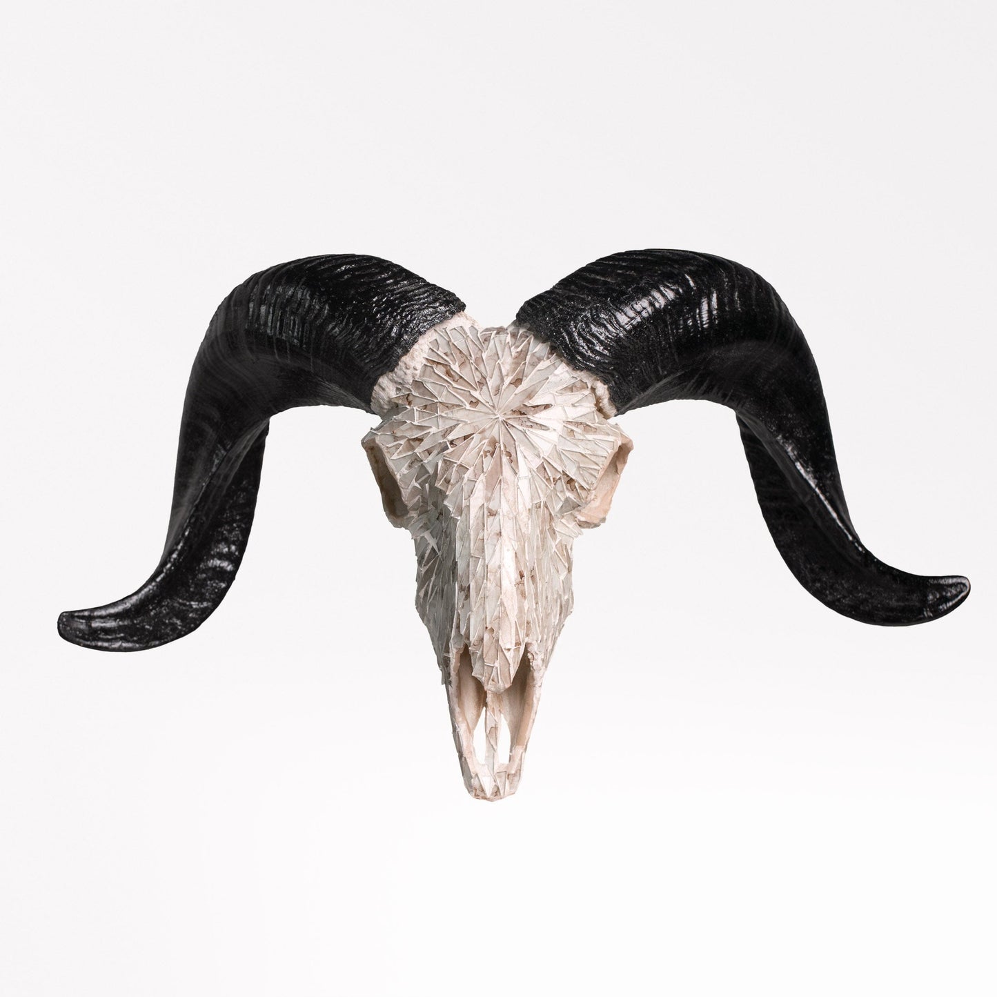 Ram Skull - Beige Mirror // Mosaic Finish