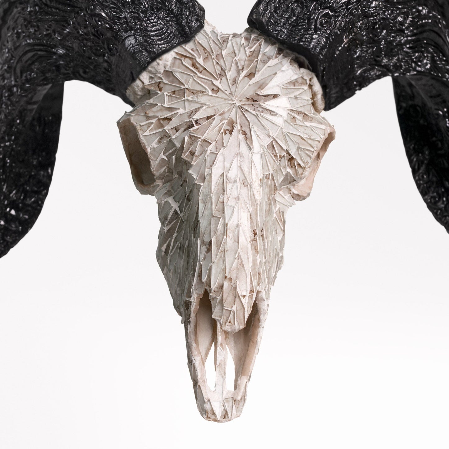 Ram Skull - Beige Mirror // Mosaic Finish