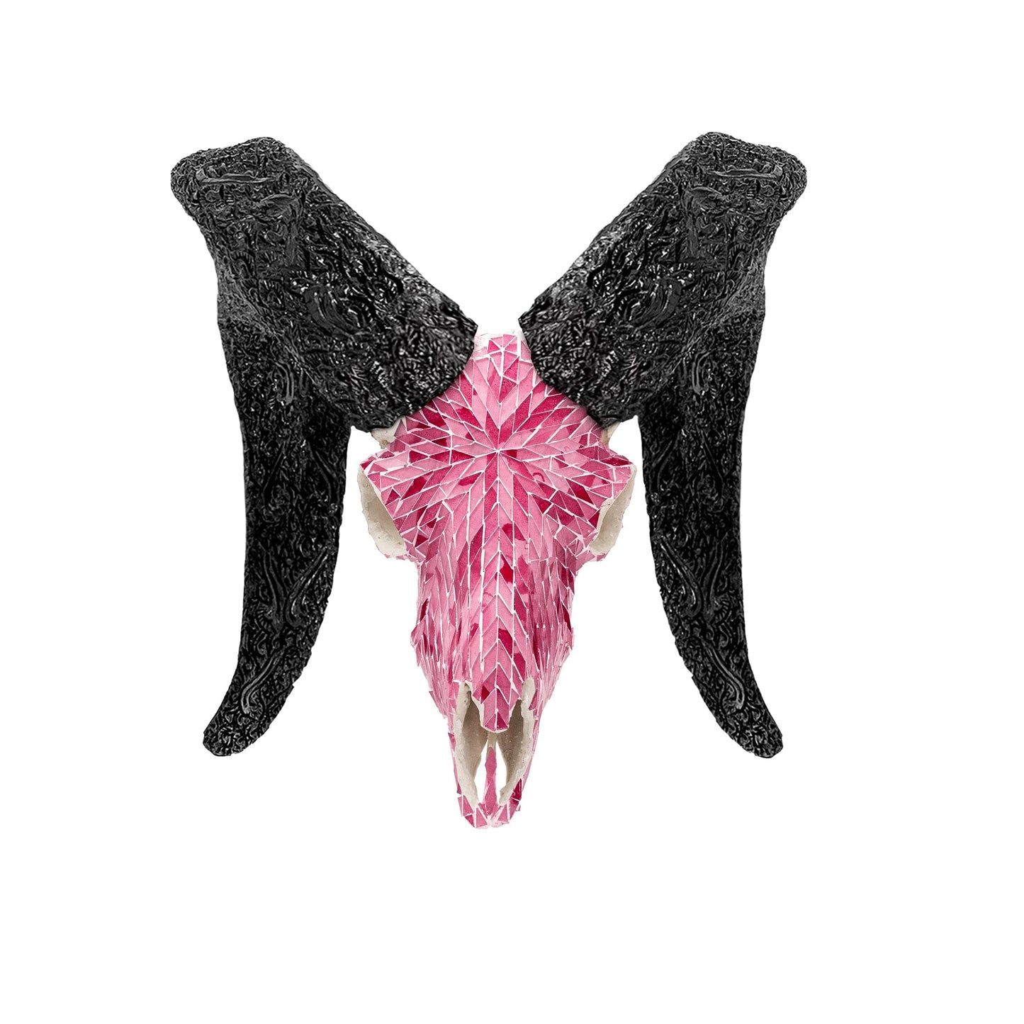 Ram Skull - Pink Mirror // Mosaic Finish
